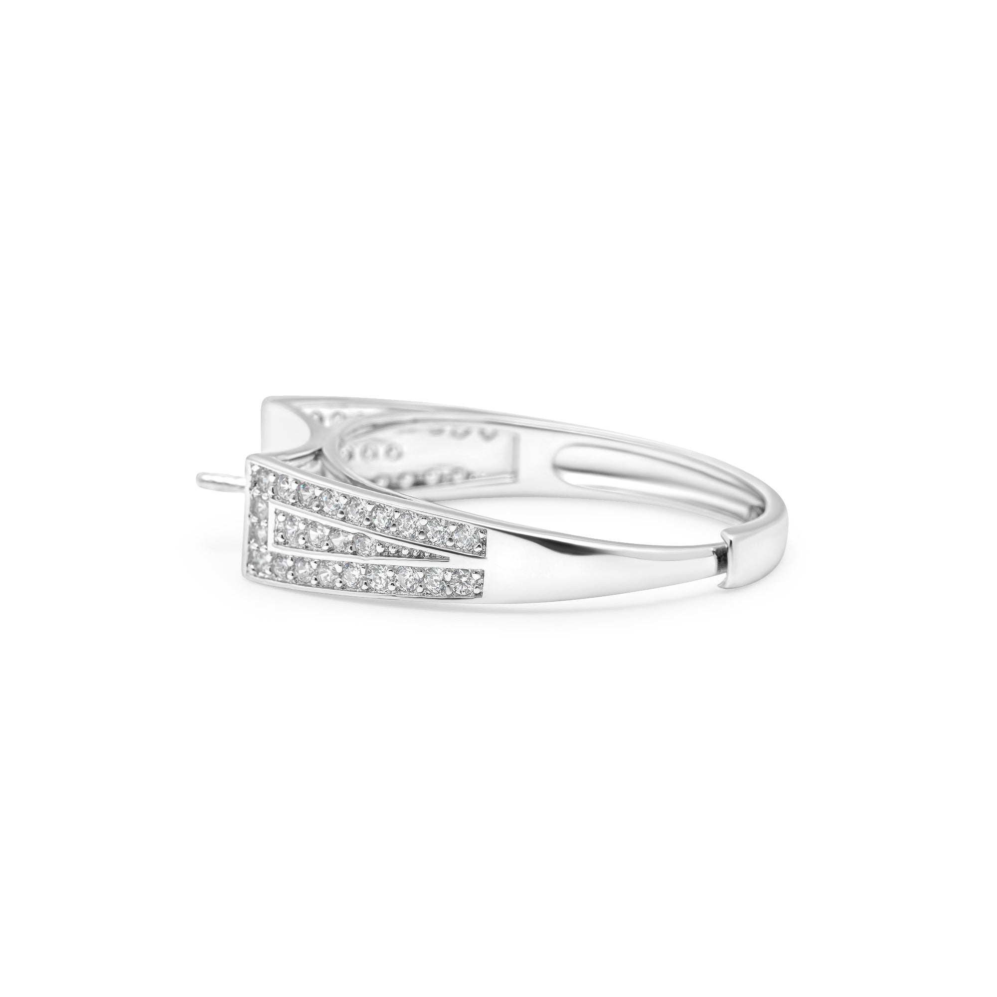 Adjustable Ring 925 Silver for pearl SC225