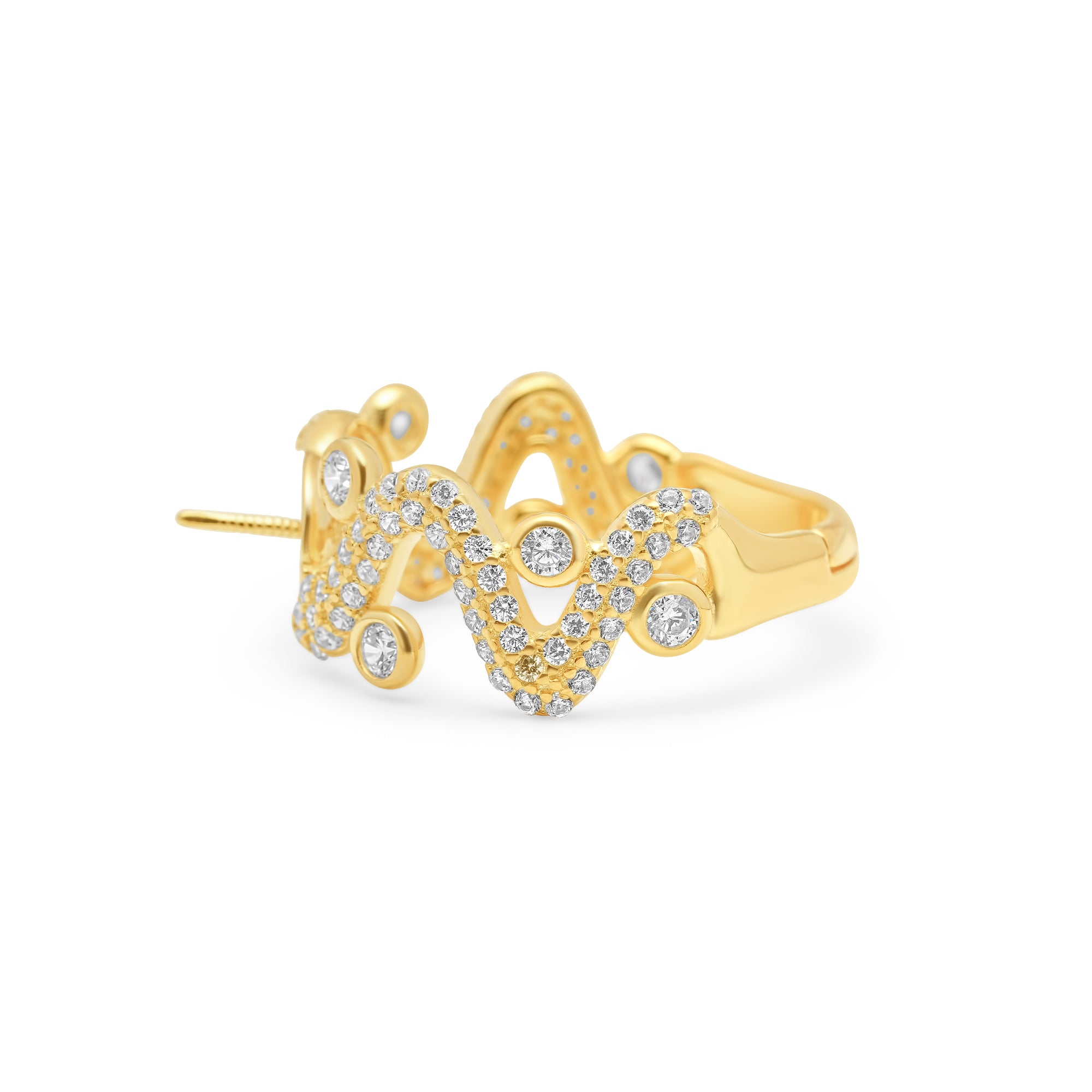 Adjustable Ring 925 Silver for pearl SC229G