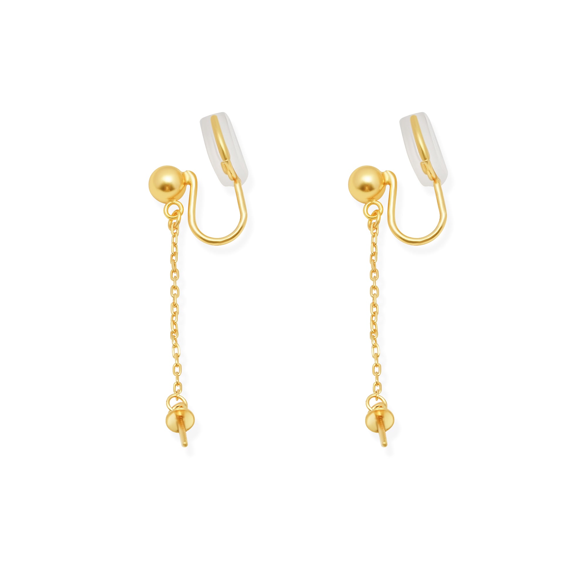 Dangle Earring Bails 925 Silver for Pearl SC236