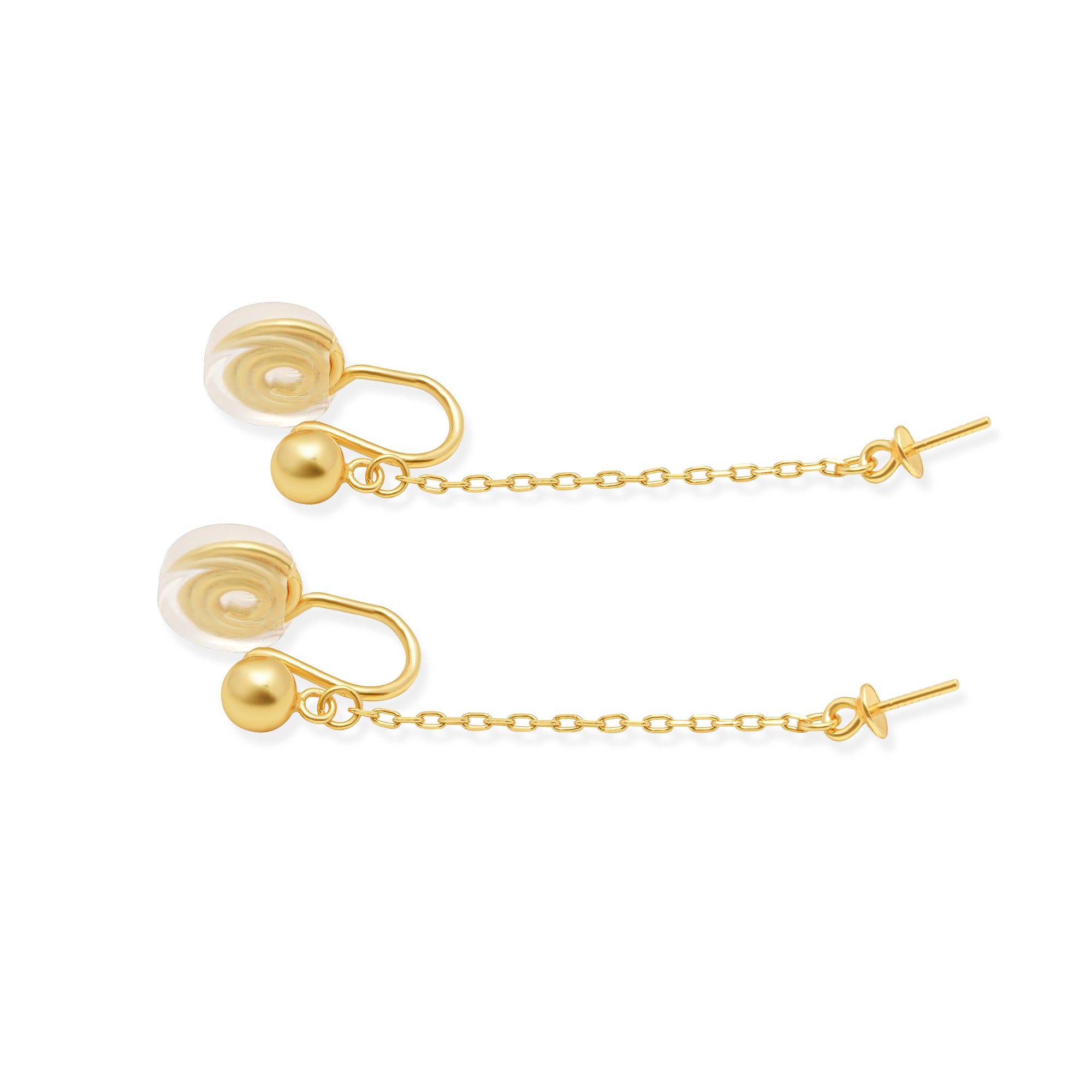 Dangle Earring Bails 925 Silver for Pearl SC236