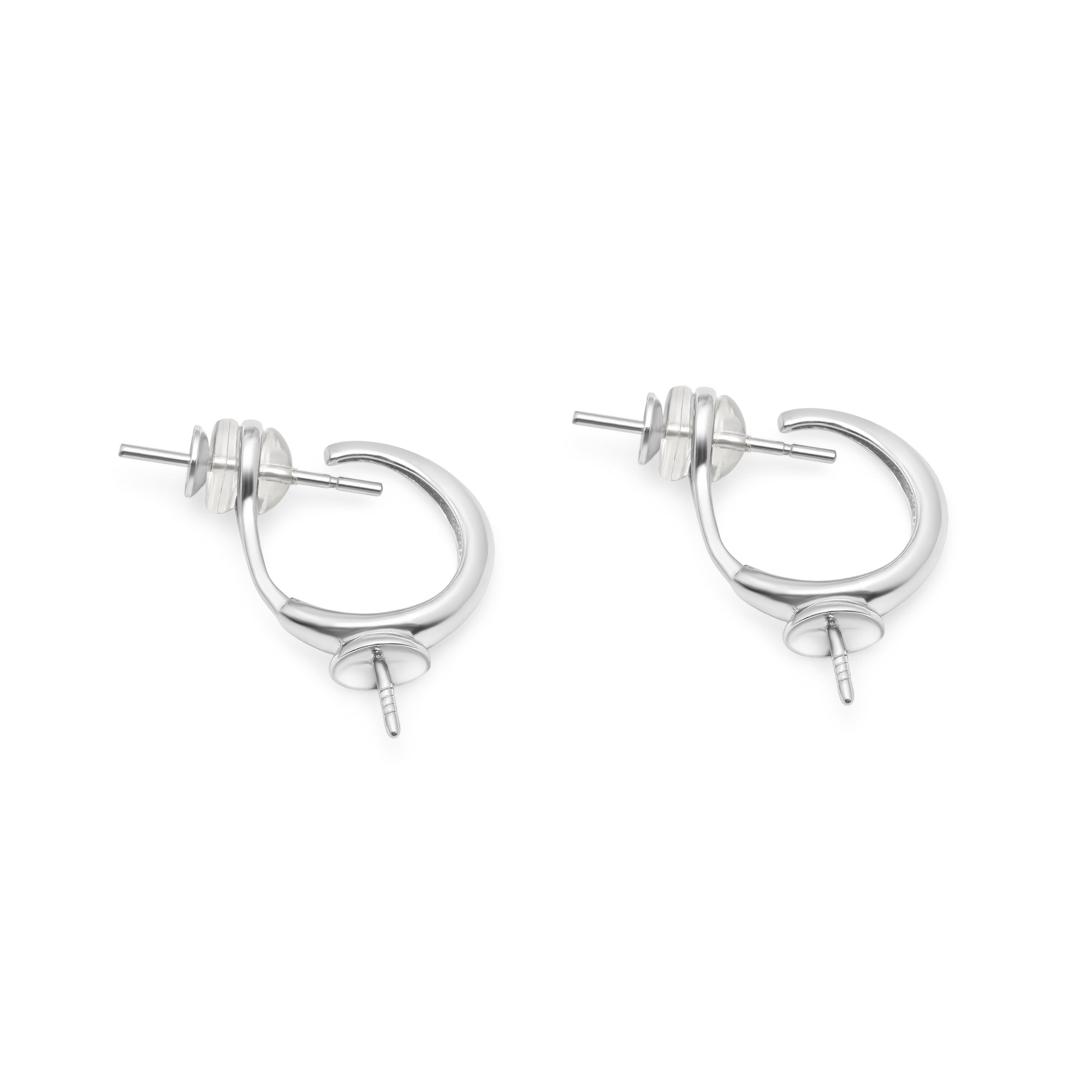 Dangle Earring Bails 925 Silver for Pearl SC235