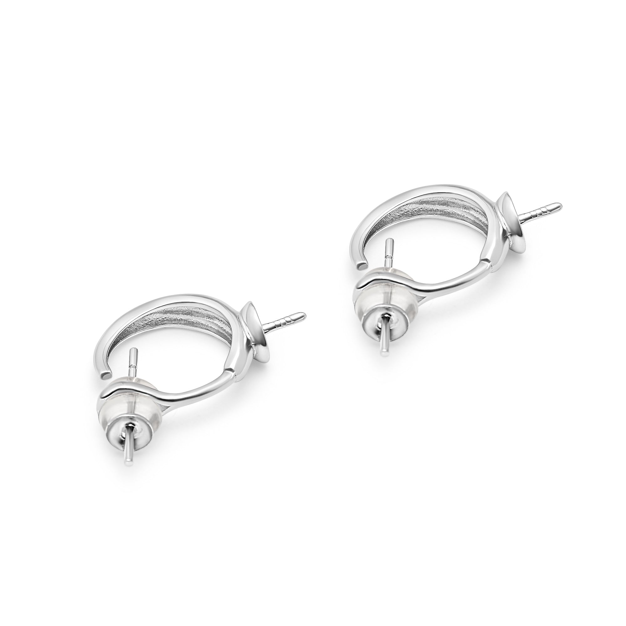 Dangle Earring Bails 925 Silver for Pearl SC235