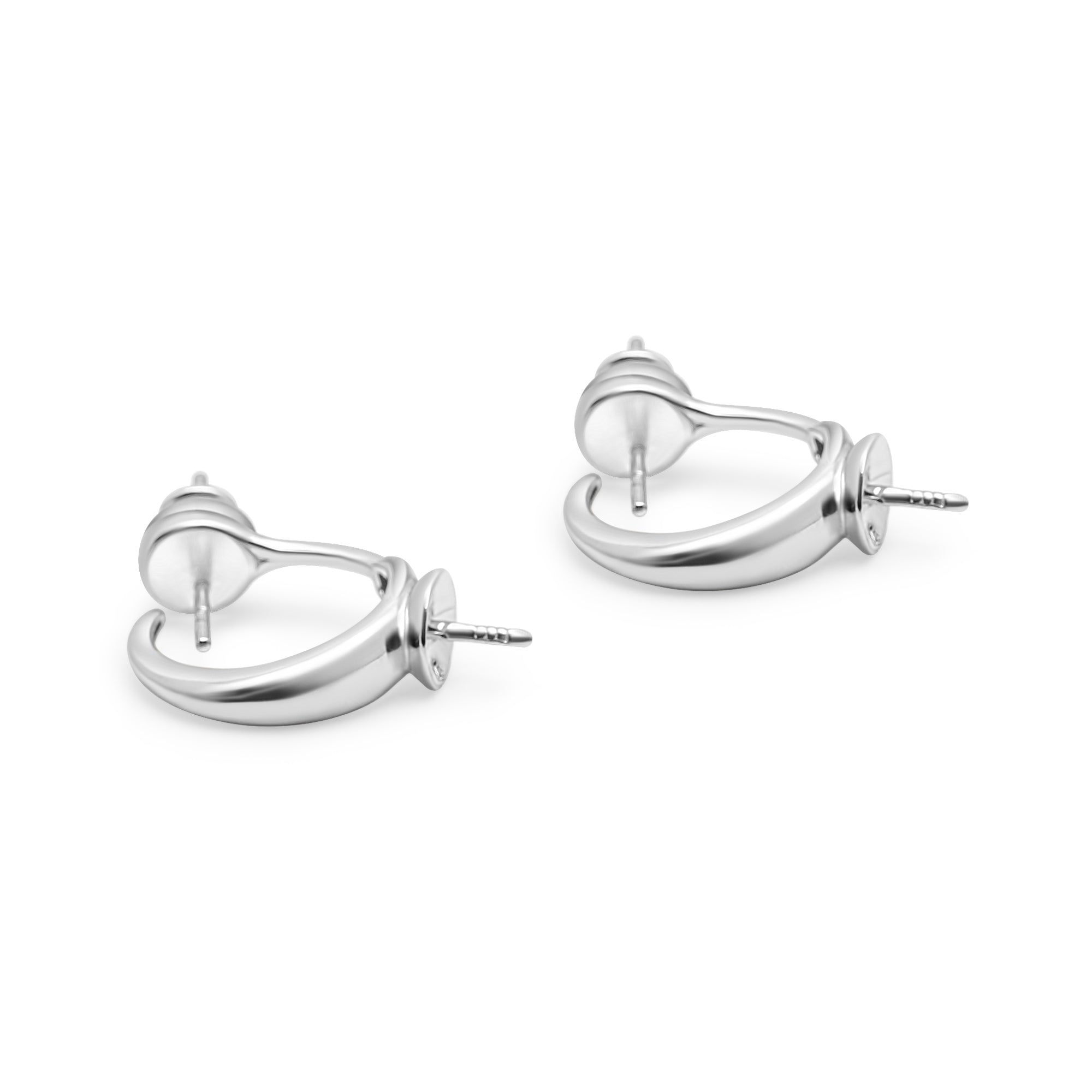 Dangle Earring Bails 925 Silver for Pearl SC235