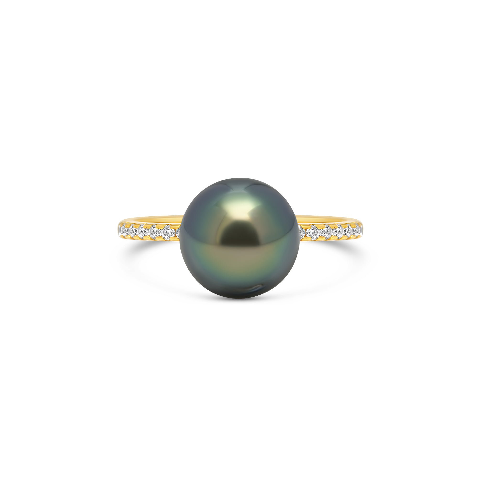 1pcs Tahitian Pearl Ring 925 Silver SHM1307