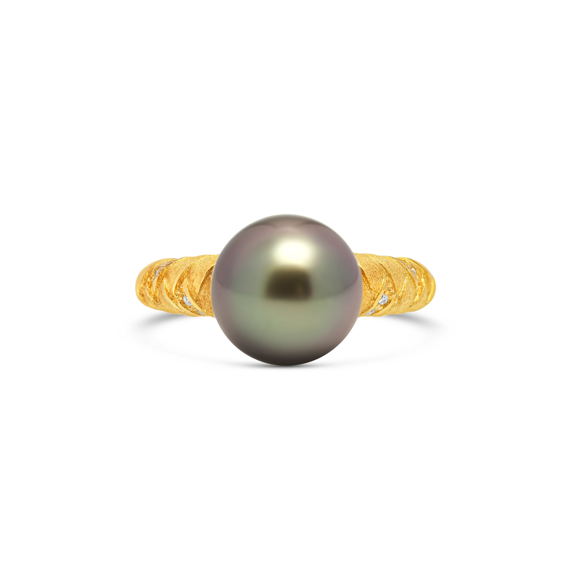 1pcs Tahitian Pearl Ring 925 Silver SHM1701 THMIX4