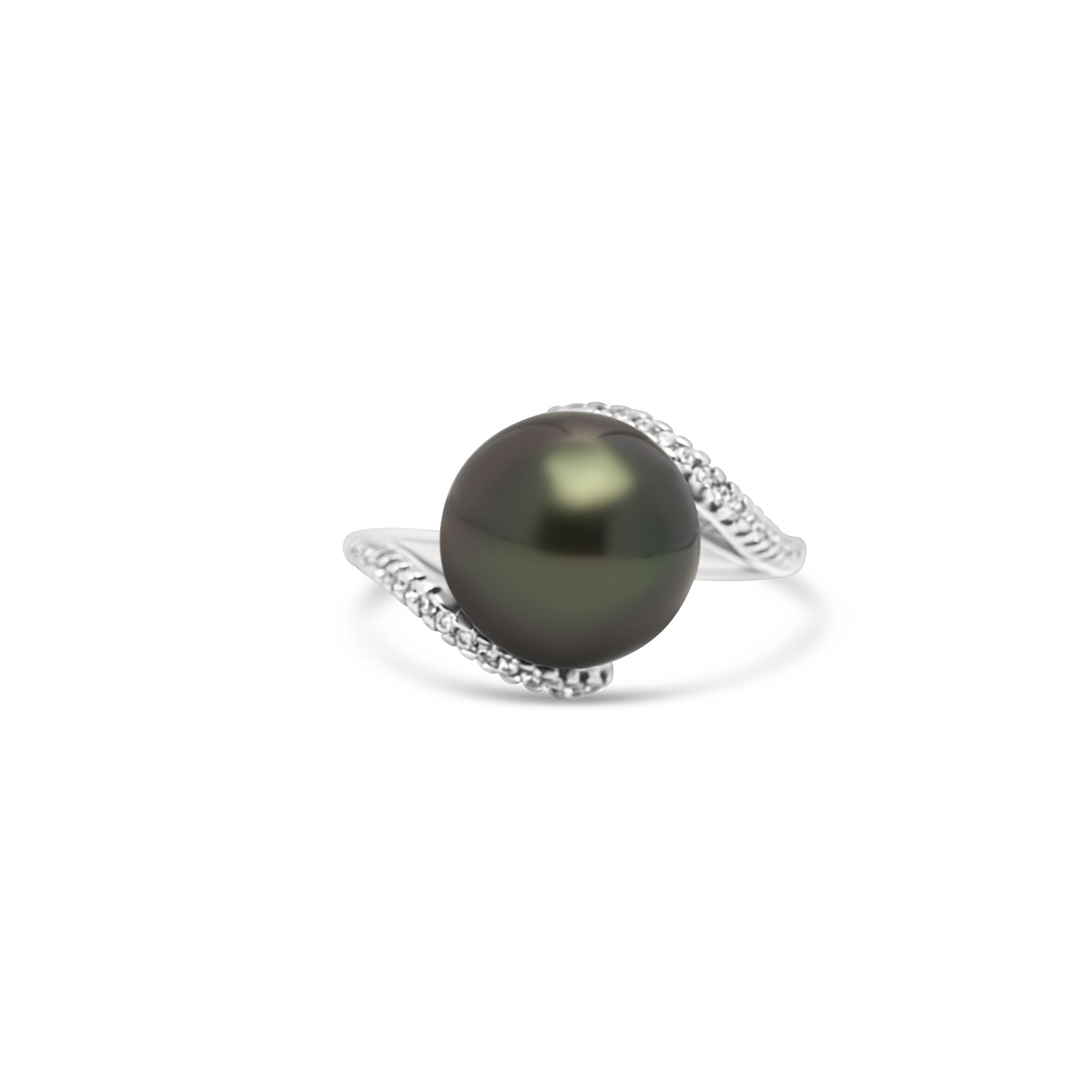 1pcs Tahitian Pearl Ring 925 Silver SHM1782 HL1