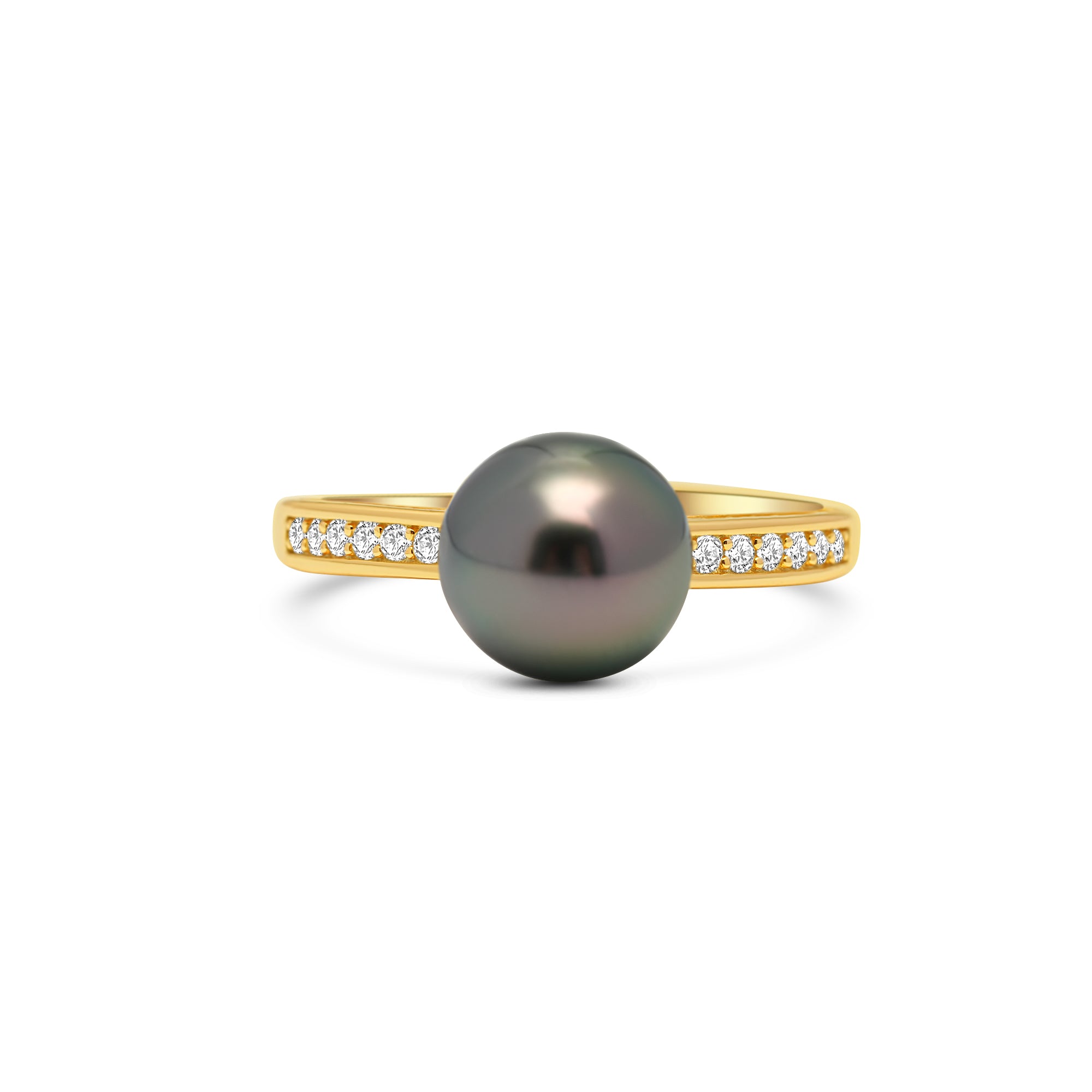1pcs Tahitian Pearl Ring 925 Silver SHM1810 HL4