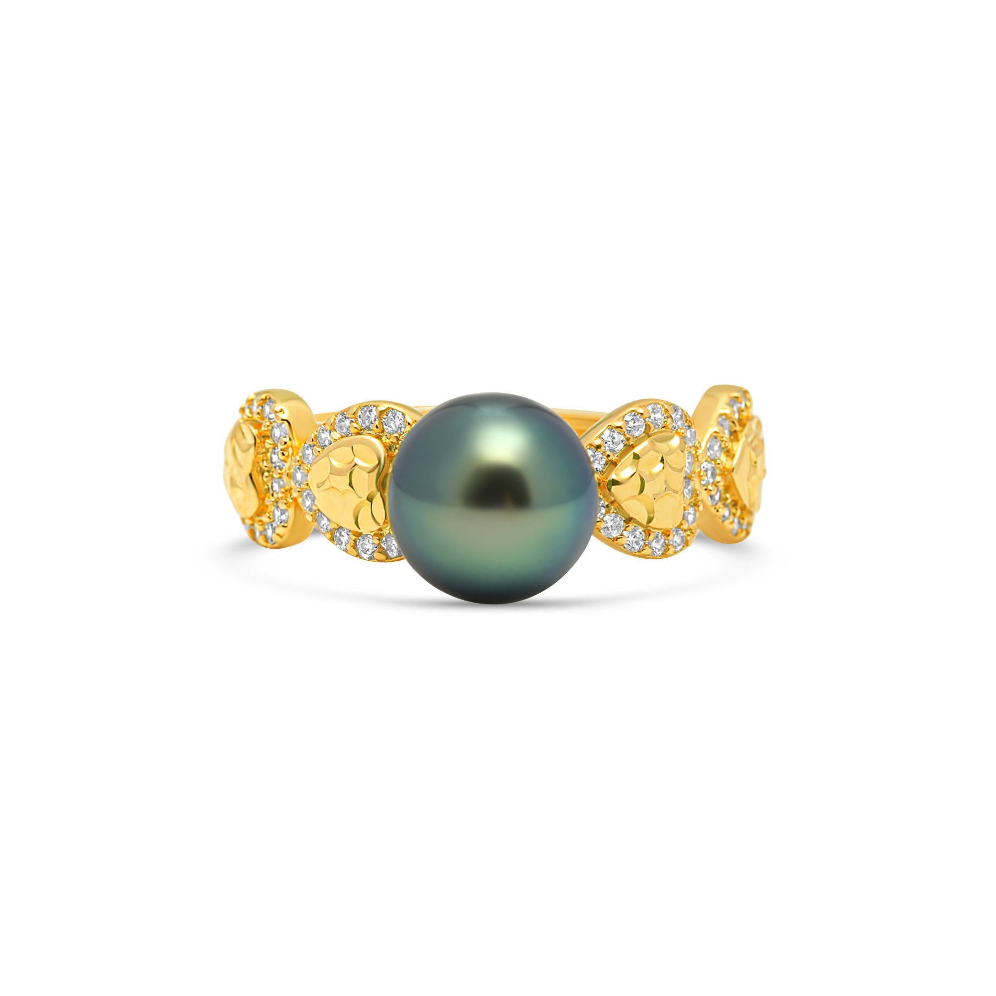 1pcs Tahitian Pearl Ring 925 Silver SHM2255