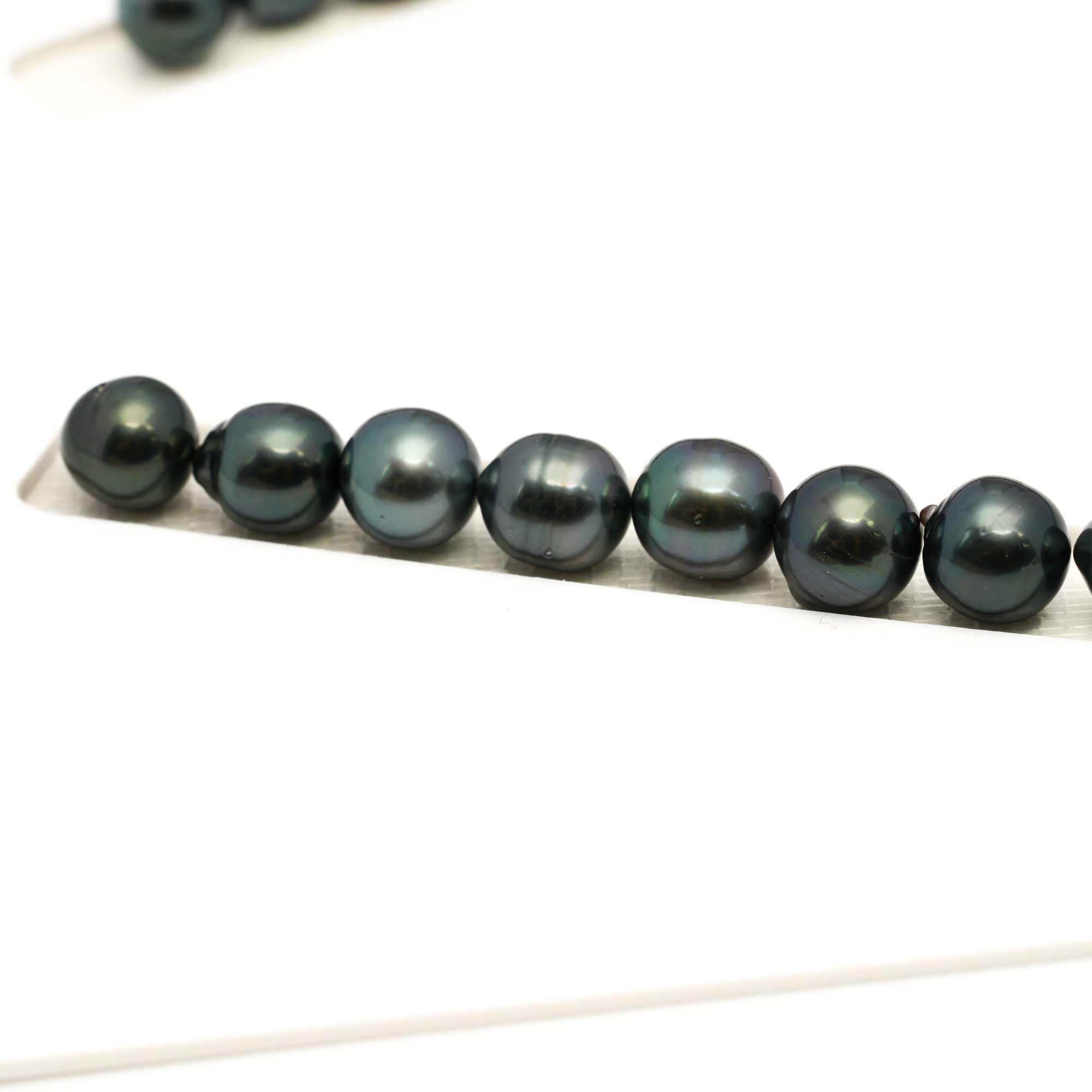 35pcs Dark 8-11mm - SB AAA Quality Tahitian Pearl Necklace NL1771 LP1