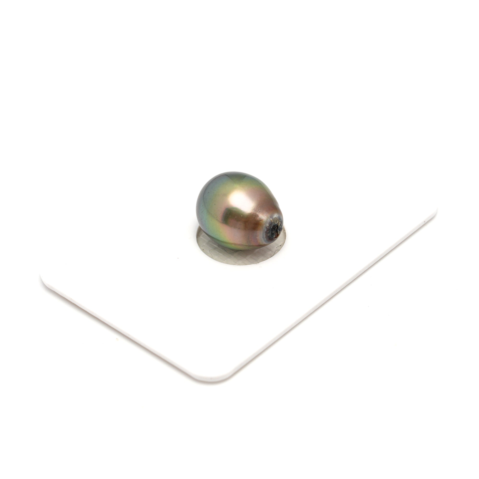 1pcs "High Luster" Green 10.5mm - SB AAA Quality Tahitian Pearl Single LP2249 OR12