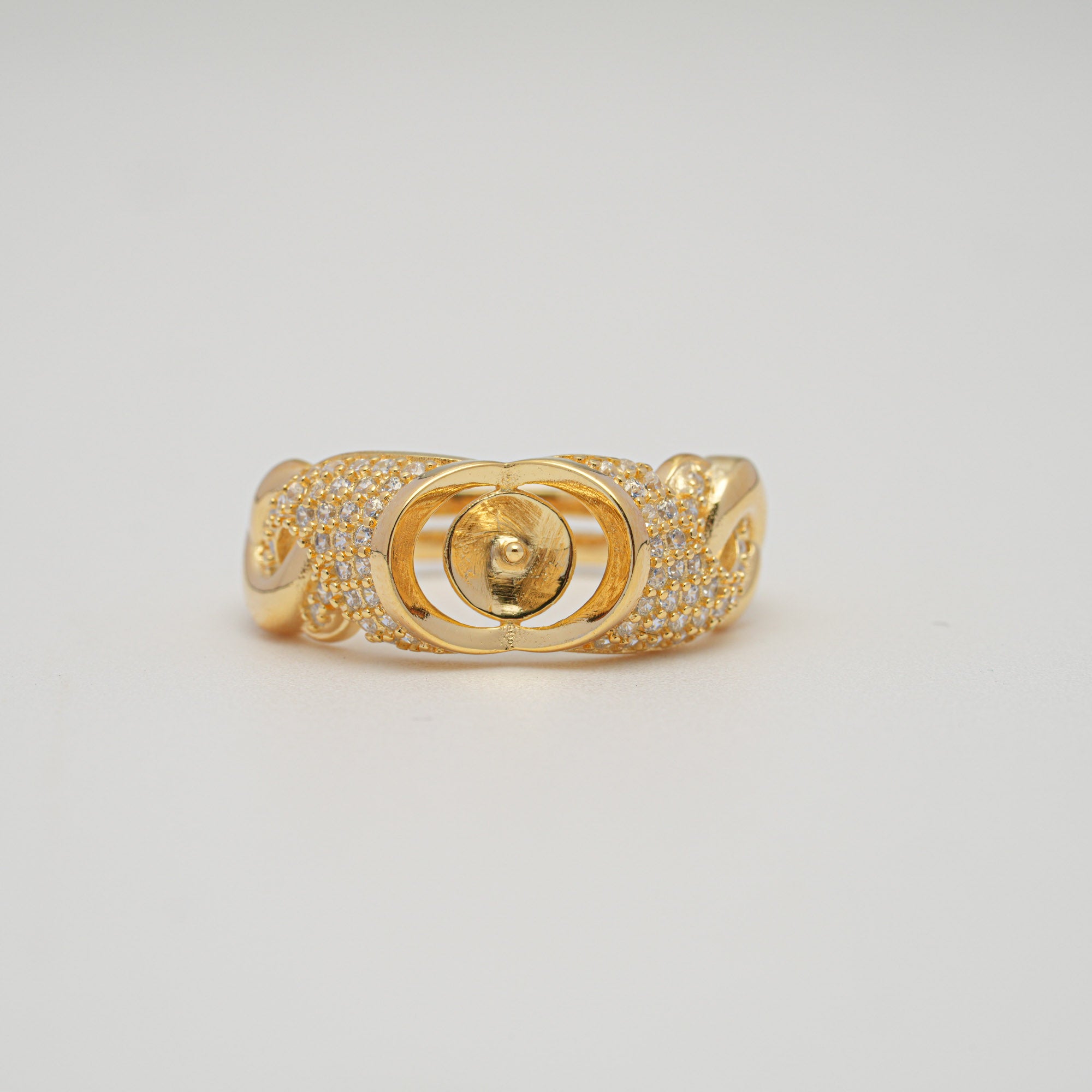 Adjustable Ring 925 Silver for Pearl SC494/SC494G