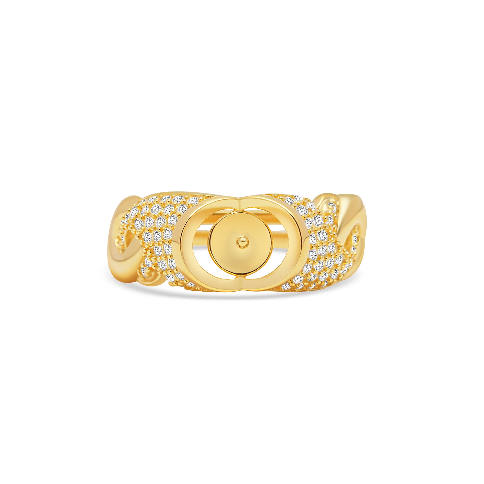 Adjustable Ring 925 Silver for Pearl SC494/SC494G