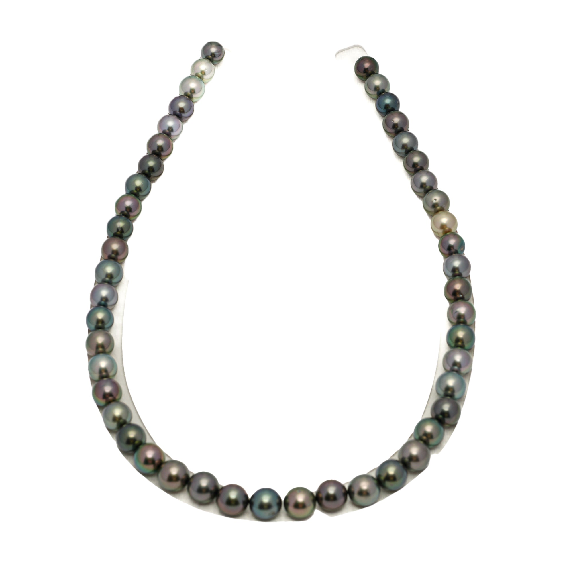 47pcs Multicolor 8-9mm - RSR AAA/AA Quality Tahitian Pearl Necklace NL1696 OR13