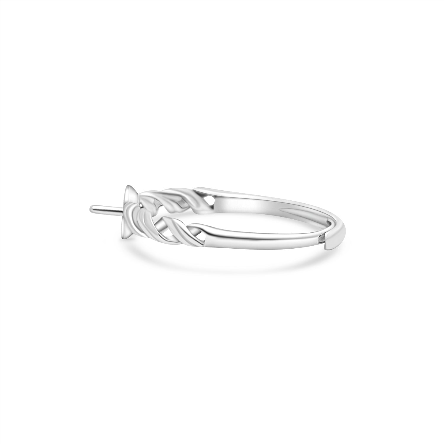 Adjustable Ring 925 Silver for pearl SC352