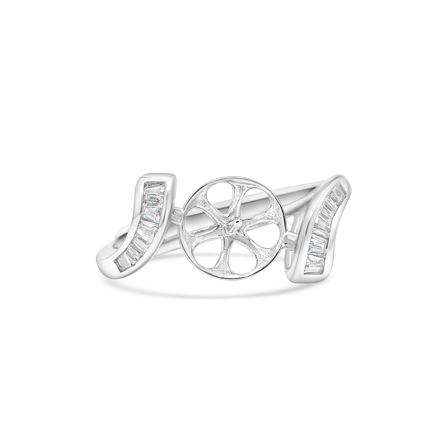 Adjustable Ring 925 Silver for pearl SC371