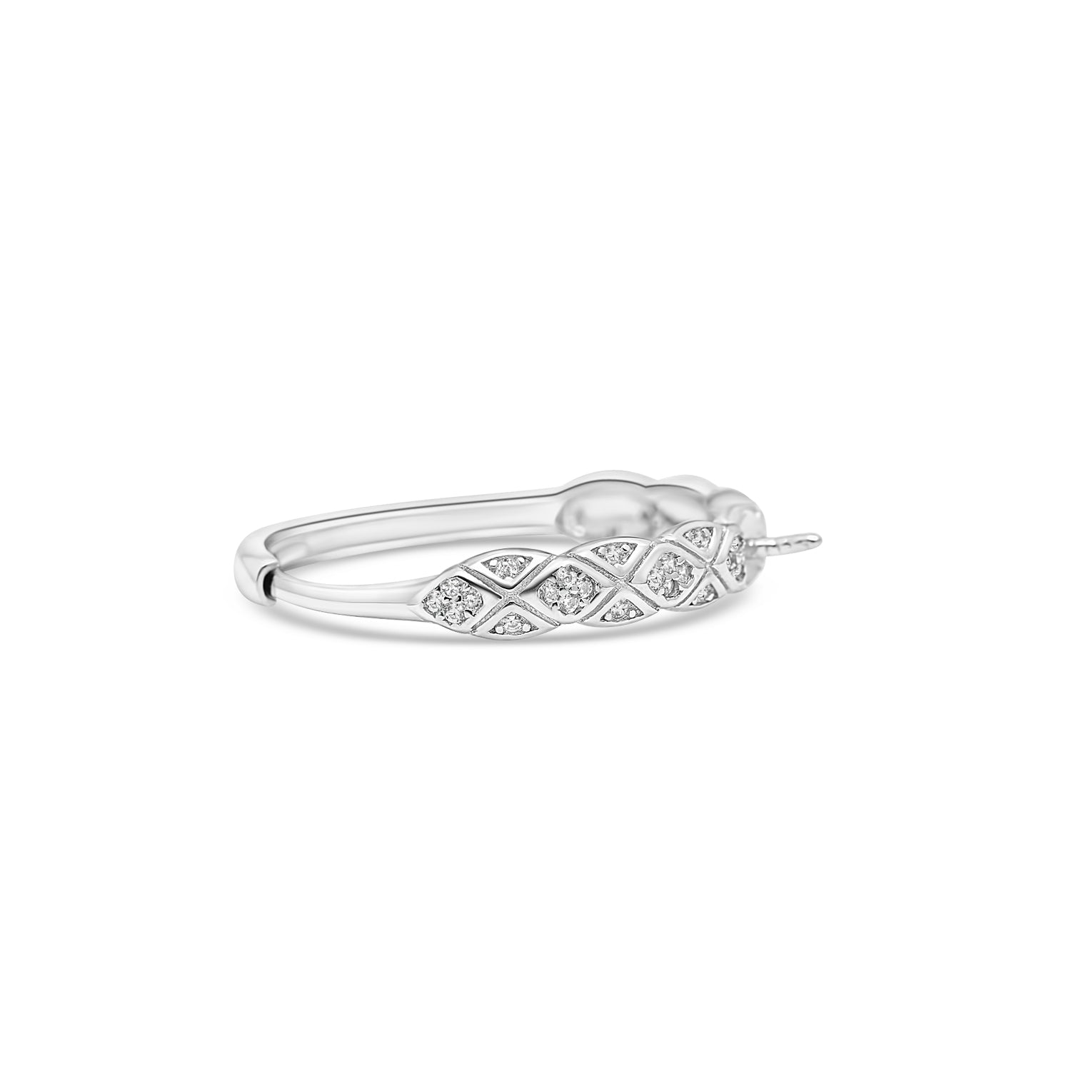 Adjustable Ring 925 Silver for pearl SC374