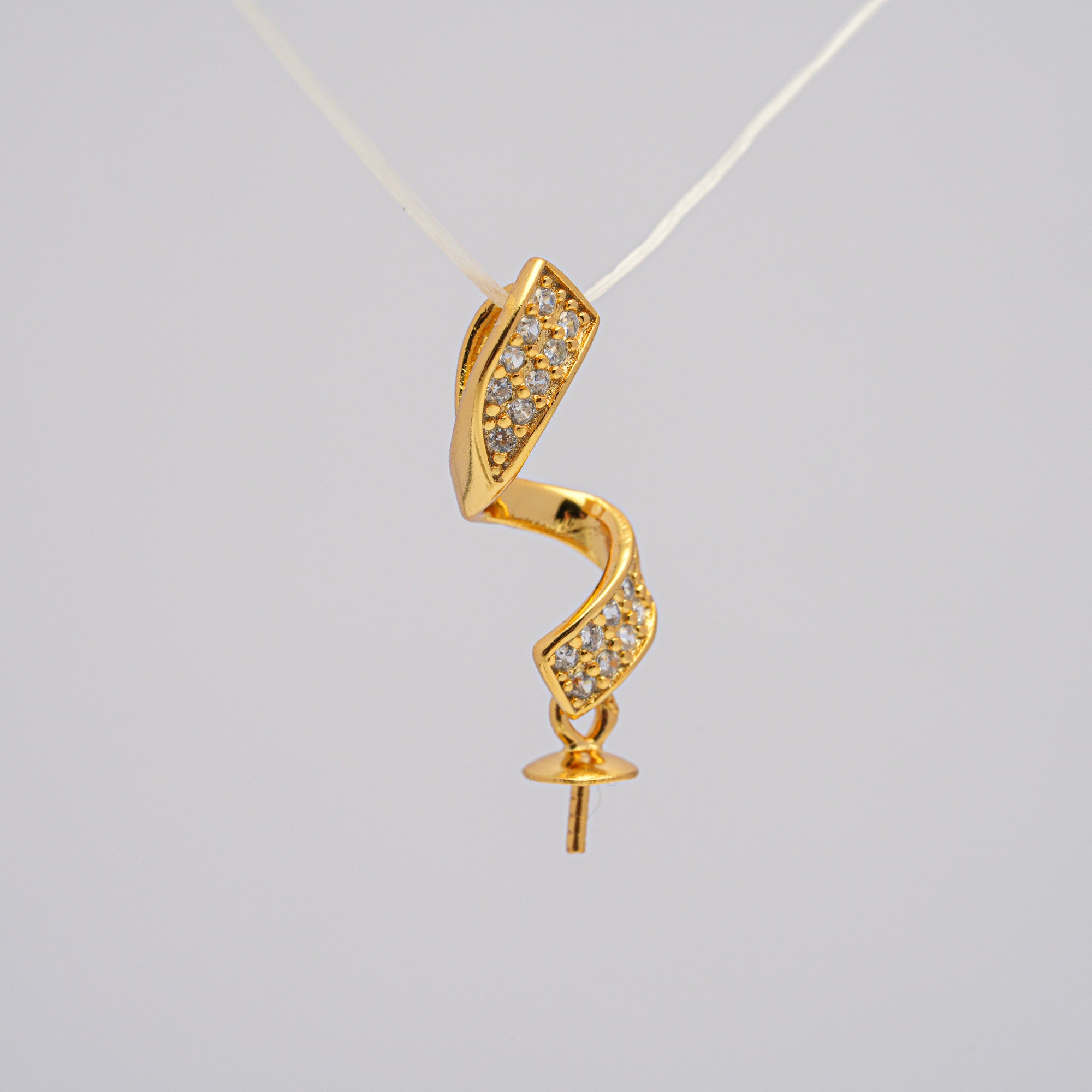 Pendant Clasp 925 Silver for Pearl SC110/SC110G