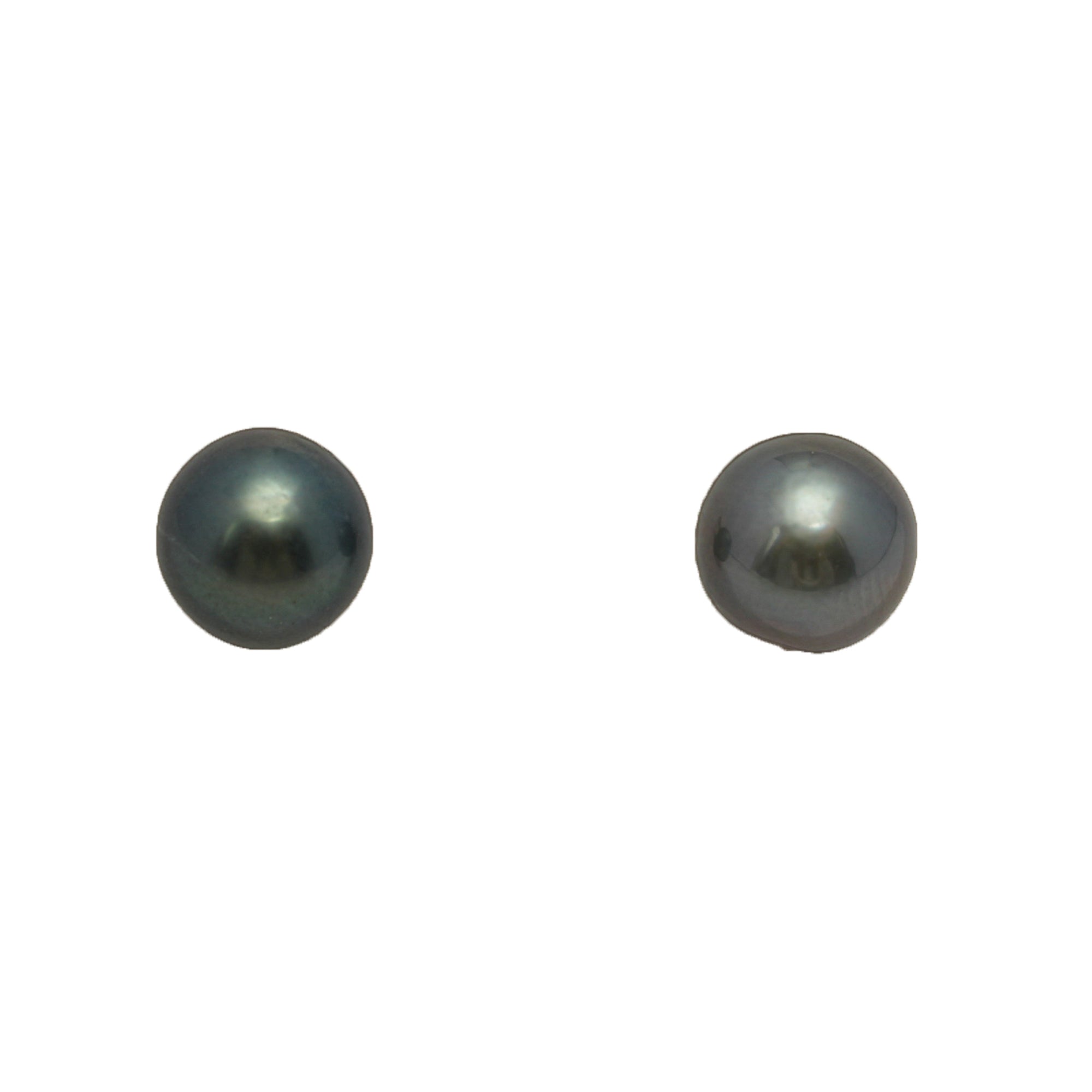 2pcs Blue 8.5mm - NR AA Quality Tahitian Pearl Pair ER1881 LP1
