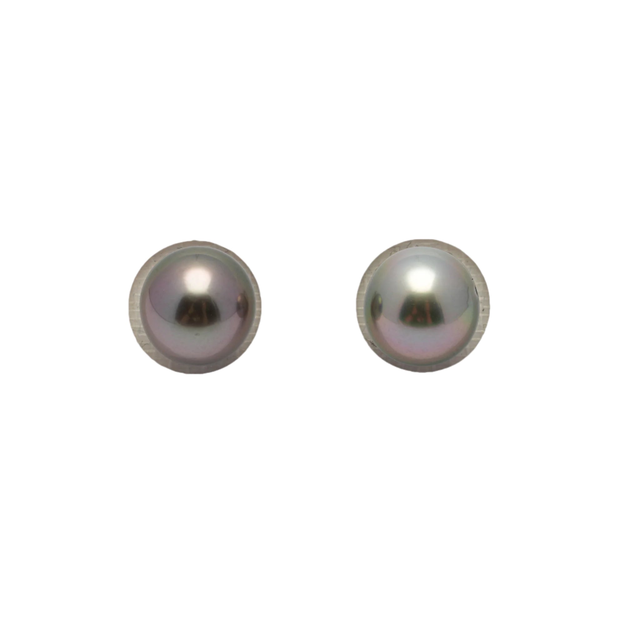 2pcs Cherry 10.4-10.5mm - OV AAA Quality Tahitian Pearl Pair ER1416