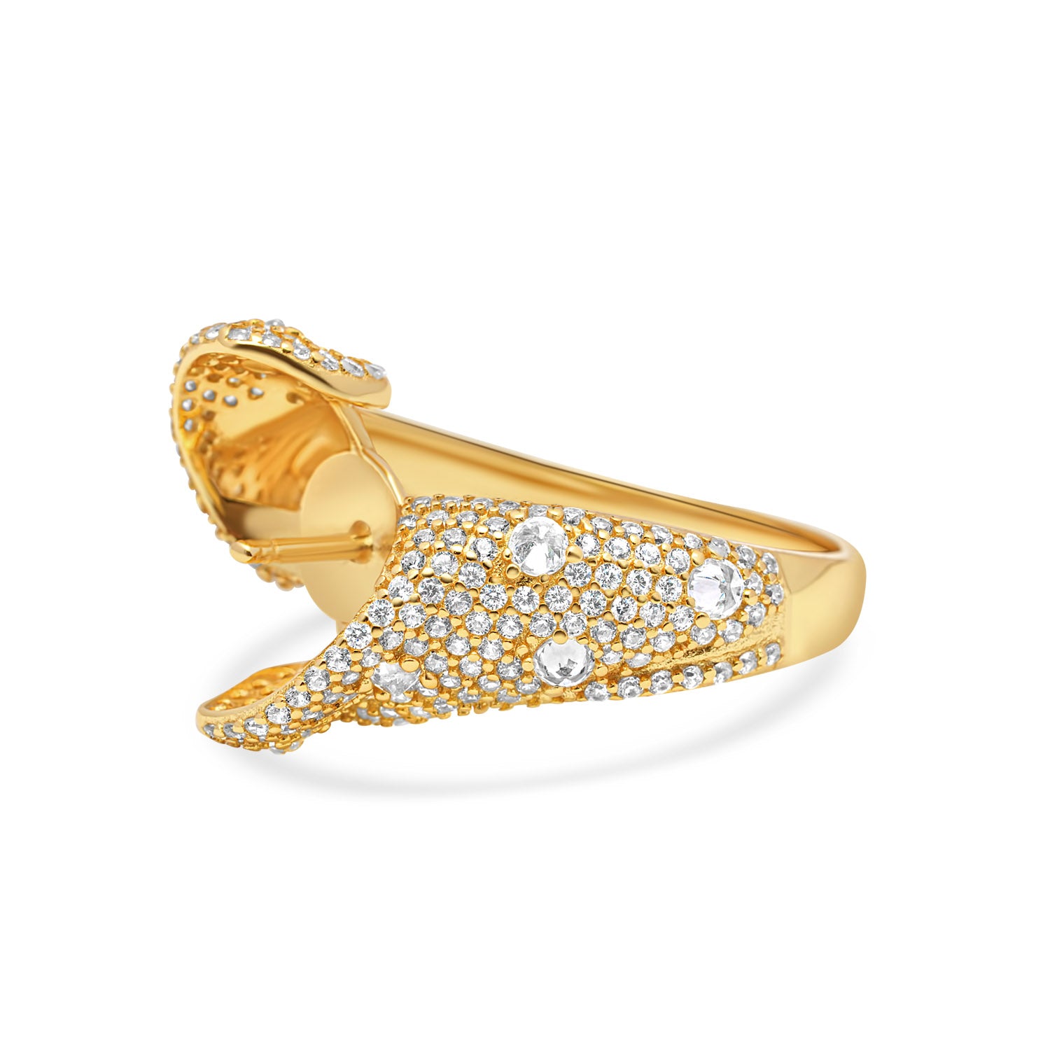 Adjustable Ring 925 Silver for pearl SC300G