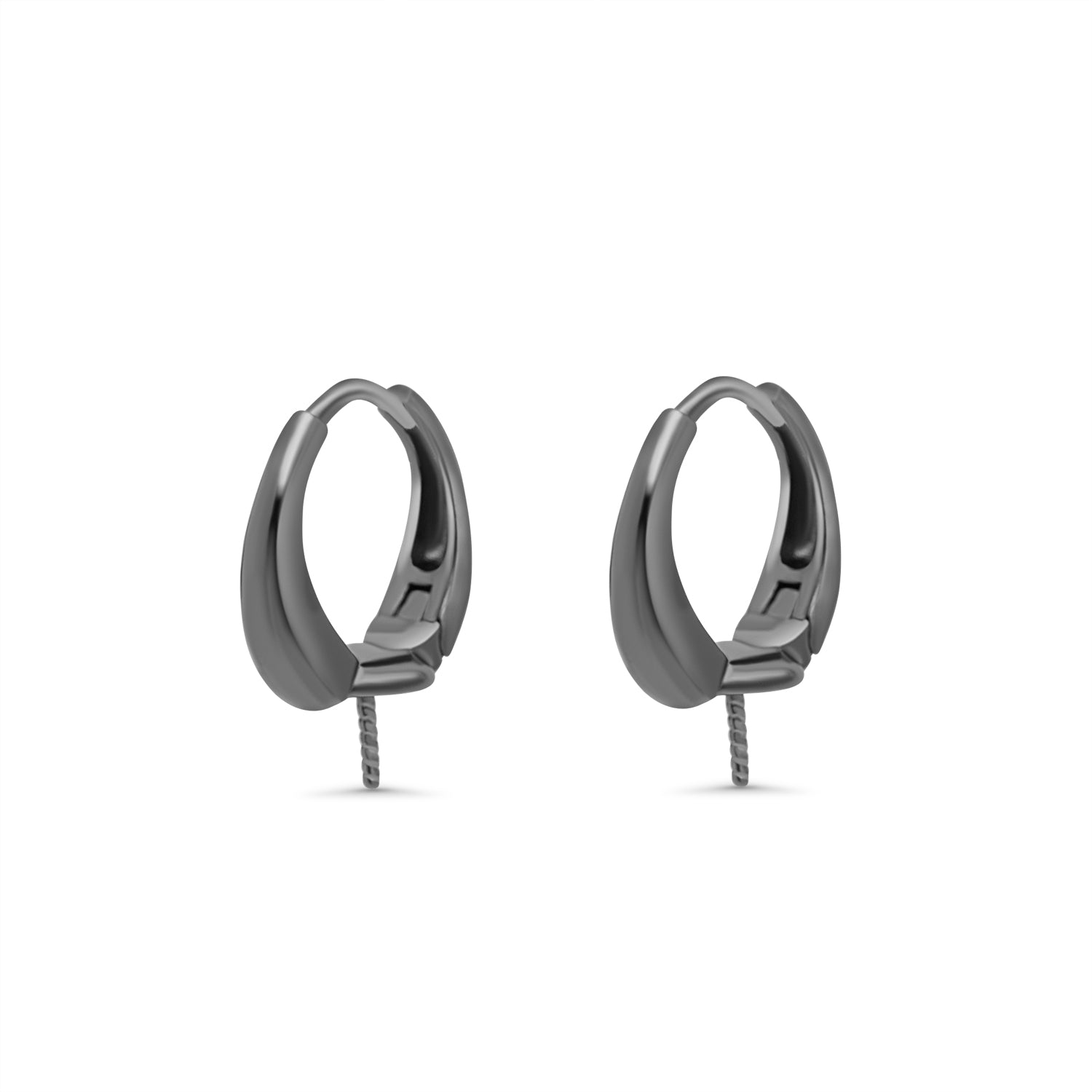 Dangle Earring Bails 925 Silver for Pearl SC330