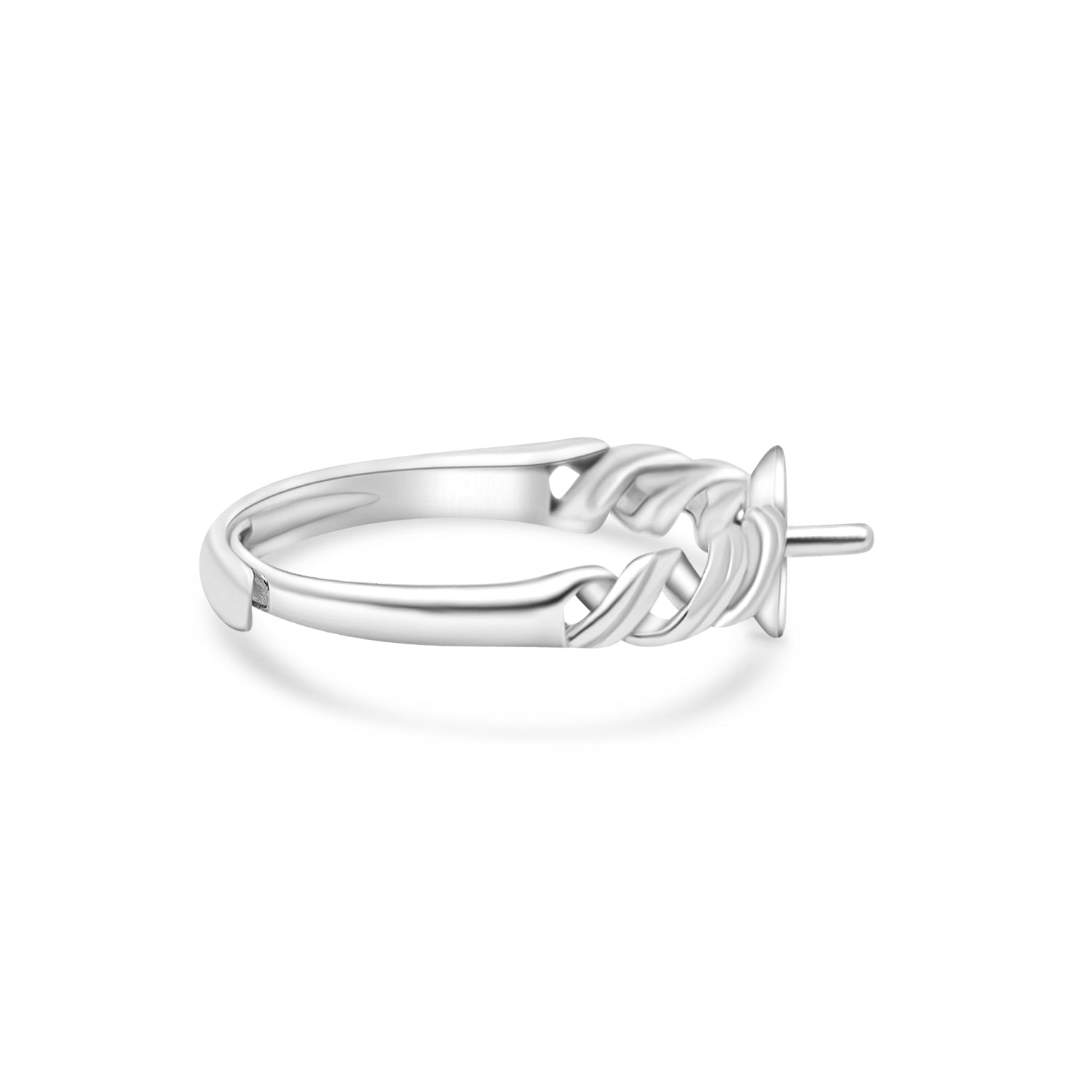 Adjustable Ring 925 Silver for pearl SC352