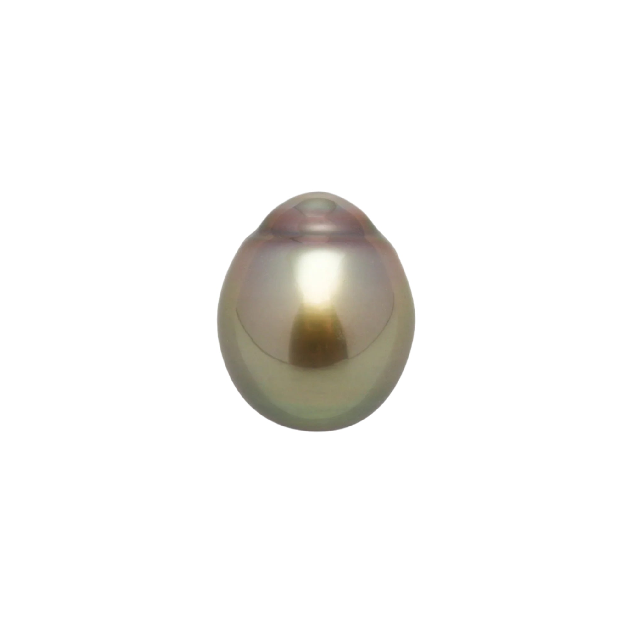 1pcs Golden Green 10.3mm - SB AAA Quality Tahitian Pearl Single LP2136 HL3