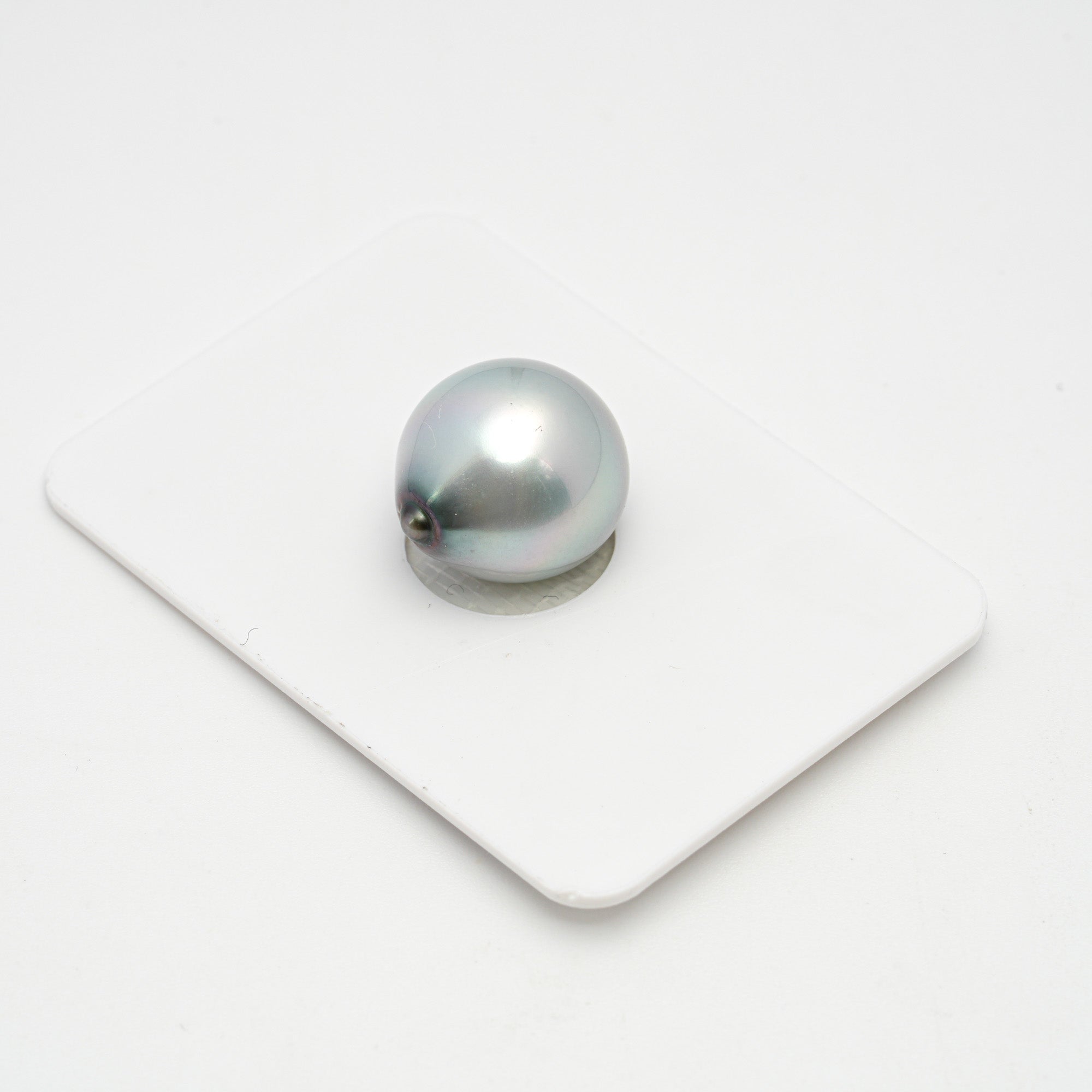 1pcs "Top Luster" Silver Light 13.5mm - SB/DR TOP Quality Tahitian Pearl Single LP1726