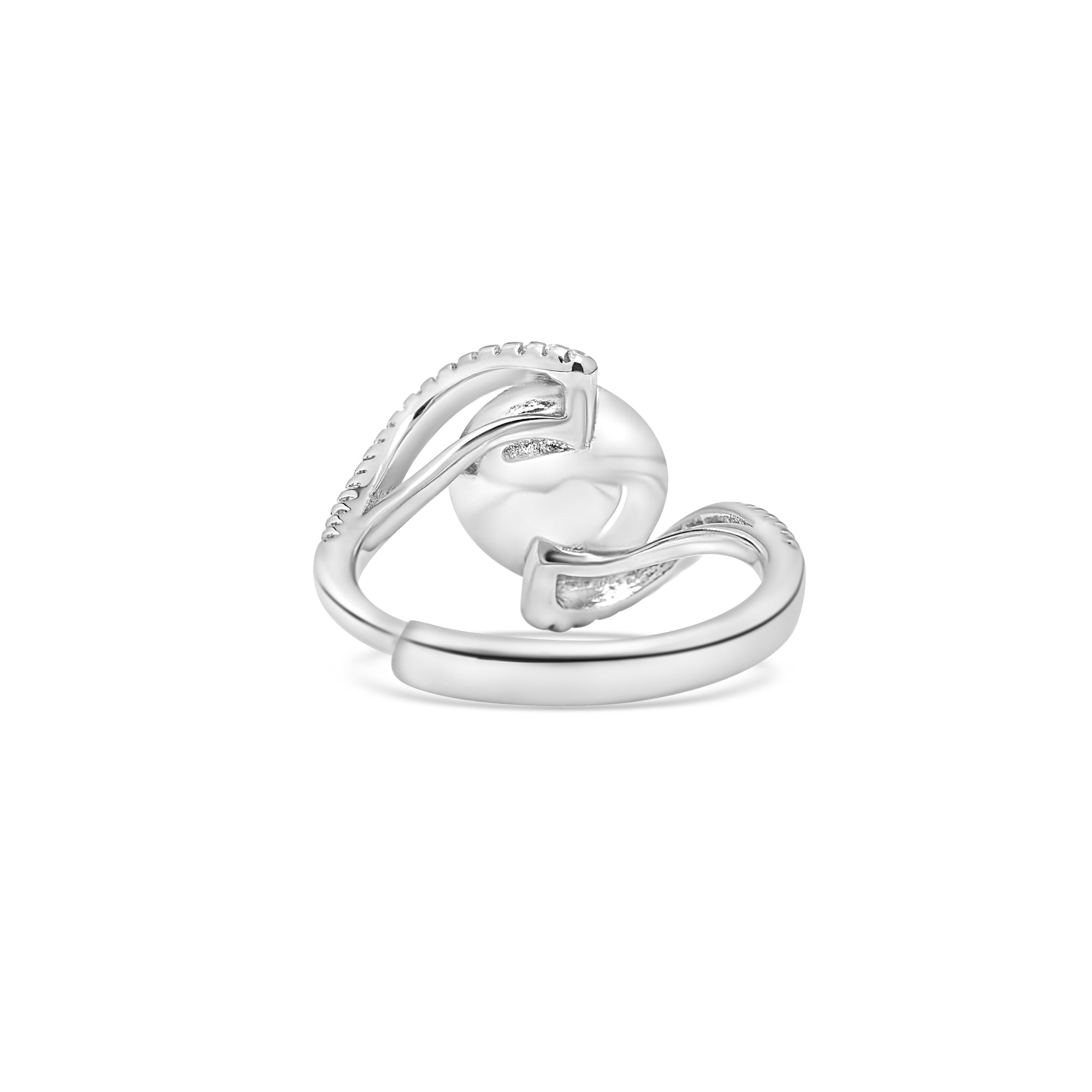 Adjustable Ring 925 Silver for pearl SC496