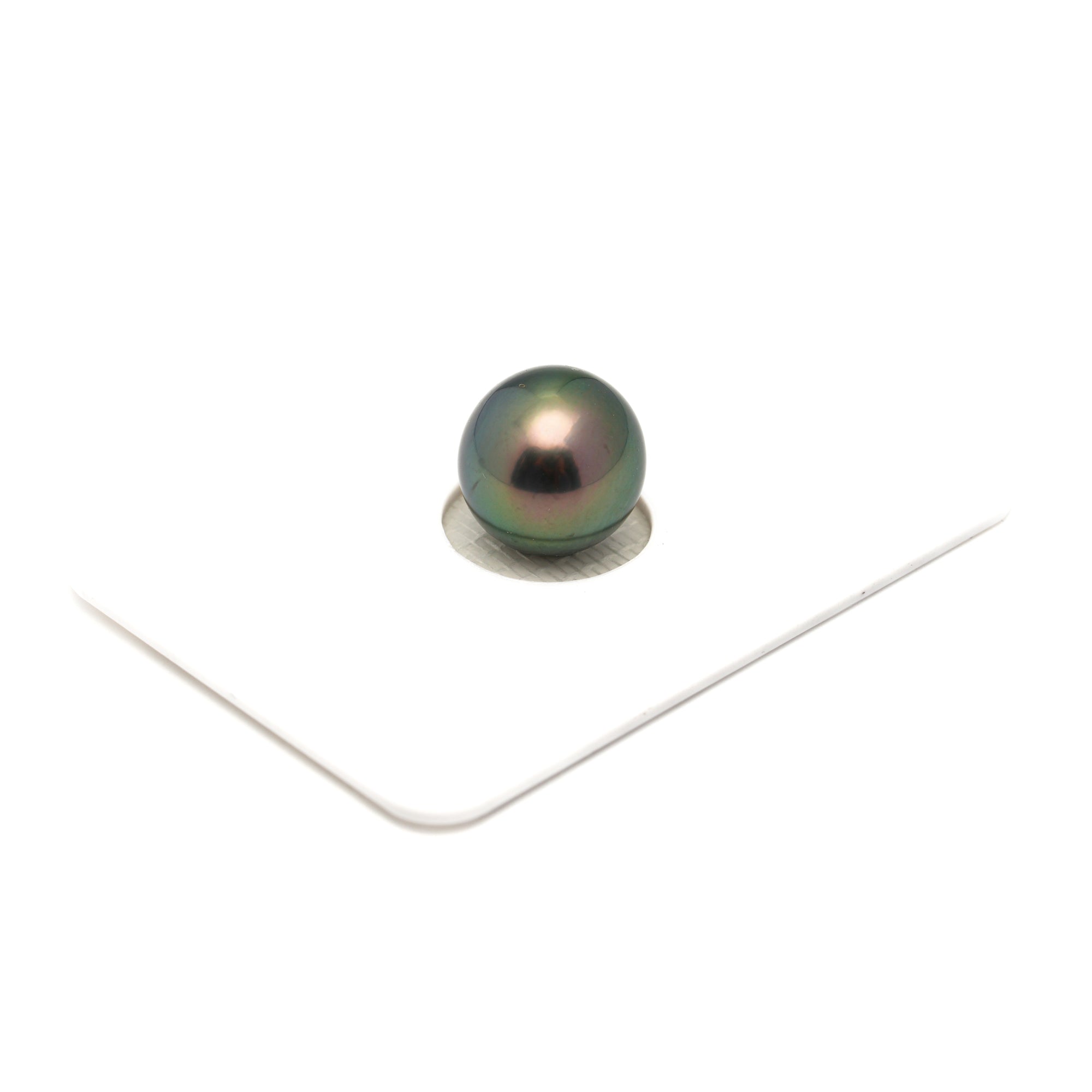 1pcs "High Luster" Peacock 11.1mm - SR TOP Quality Tahitian Pearl Single LP2409 LP1