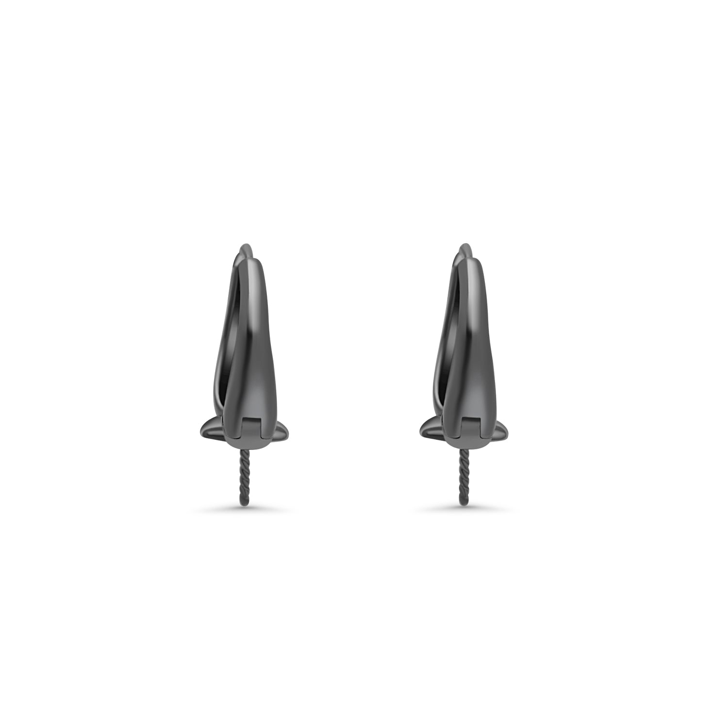 Dangle Earring Bails 925 Silver for Pearl SC330