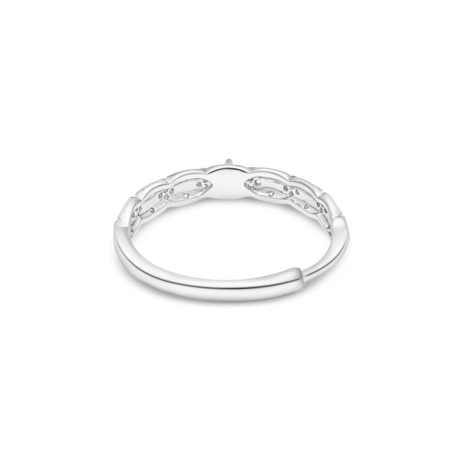 Adjustable Ring 925 Silver for pearl SC374