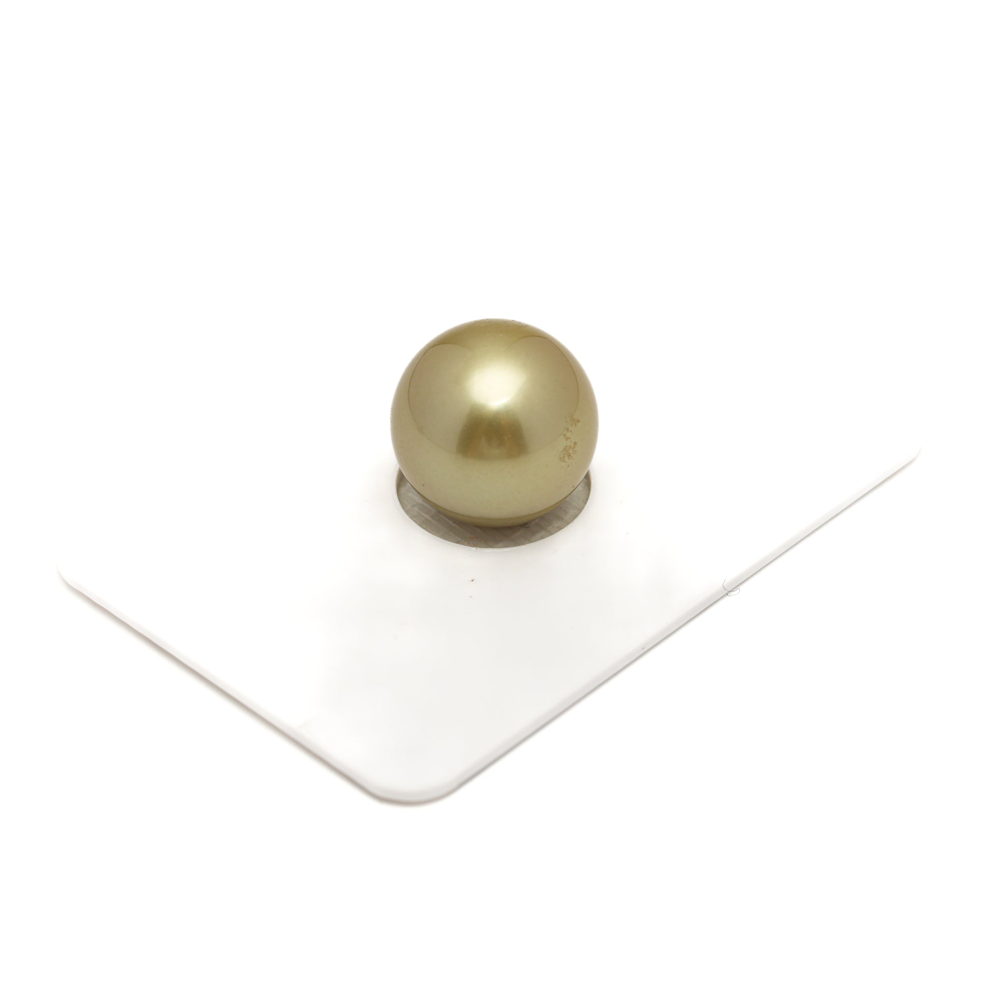1pcs "High Luster" Yellow 13.1mm - RSR AAA Quality Tahitian Pearl Single LP2408 ORX1