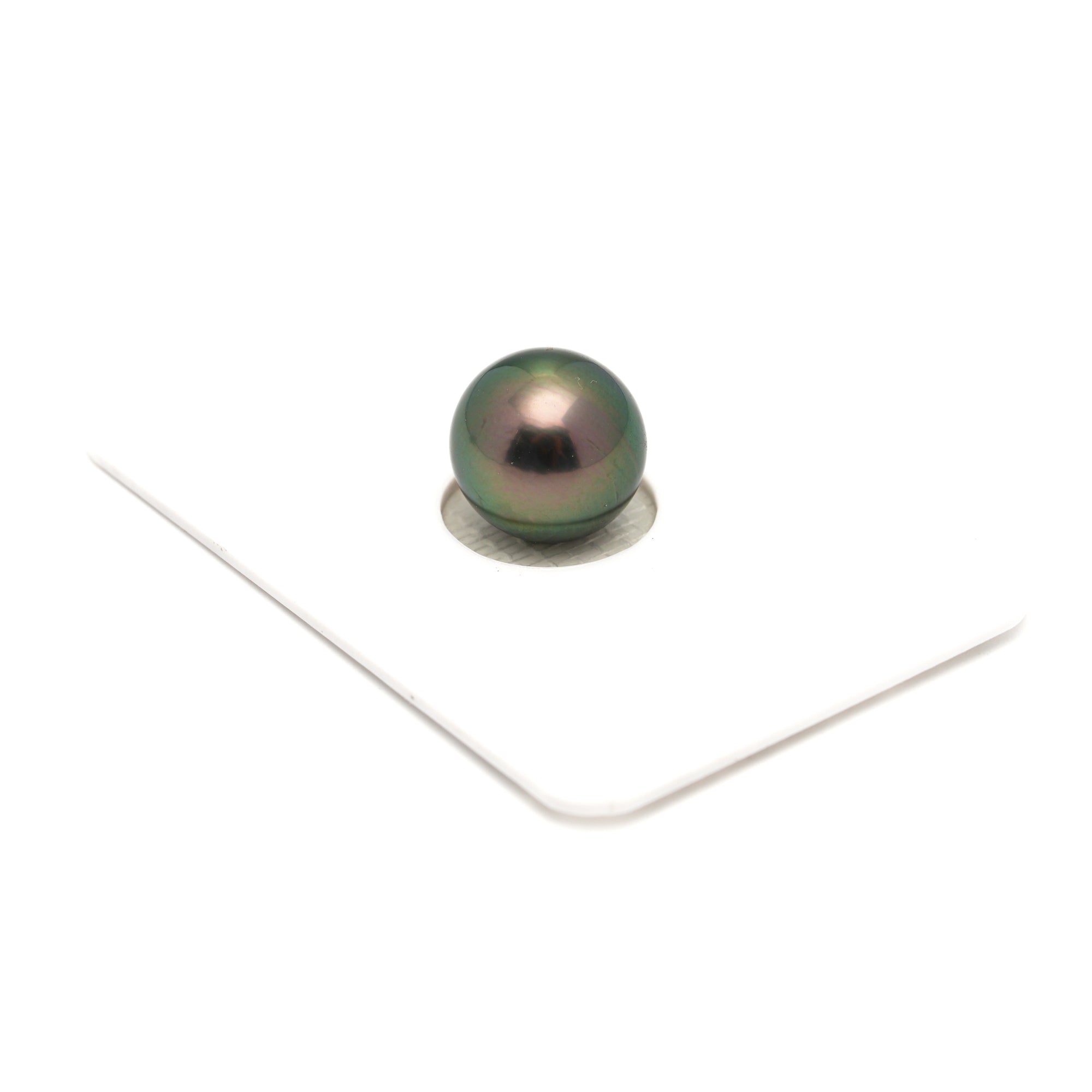 1pcs "High Luster" Peacock 11.1mm - SR TOP Quality Tahitian Pearl Single LP2409 LP1