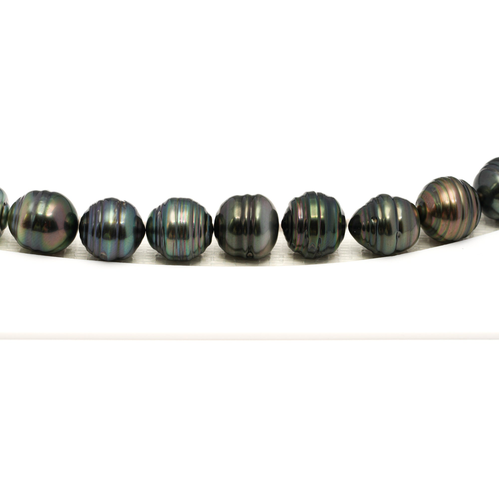 41pcs Mix 8-11mm - CL AAA/AA Quality Tahitian Pearl Necklace NL1780 LP1