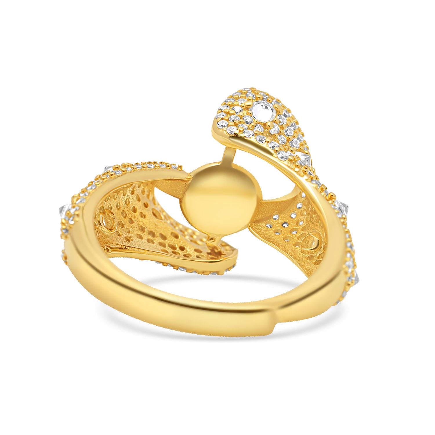 Adjustable Ring 925 Silver for pearl SC300G