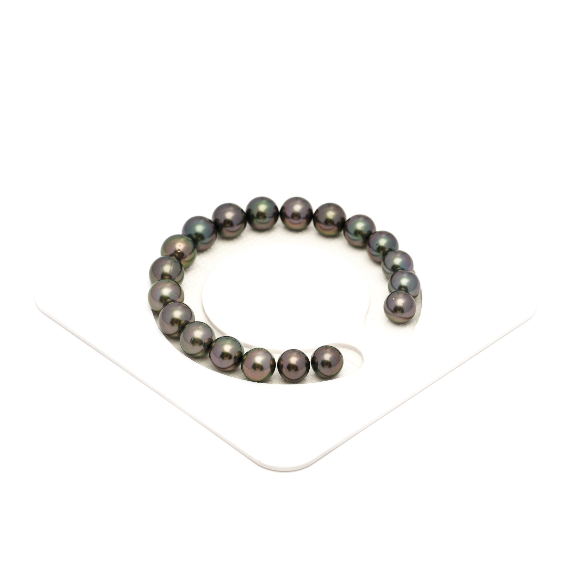 19pcs Cherry Mix 8-9mm - SR/NR AAA/AA Quality Tahitian Pearl Bracelet BR2337 OR13