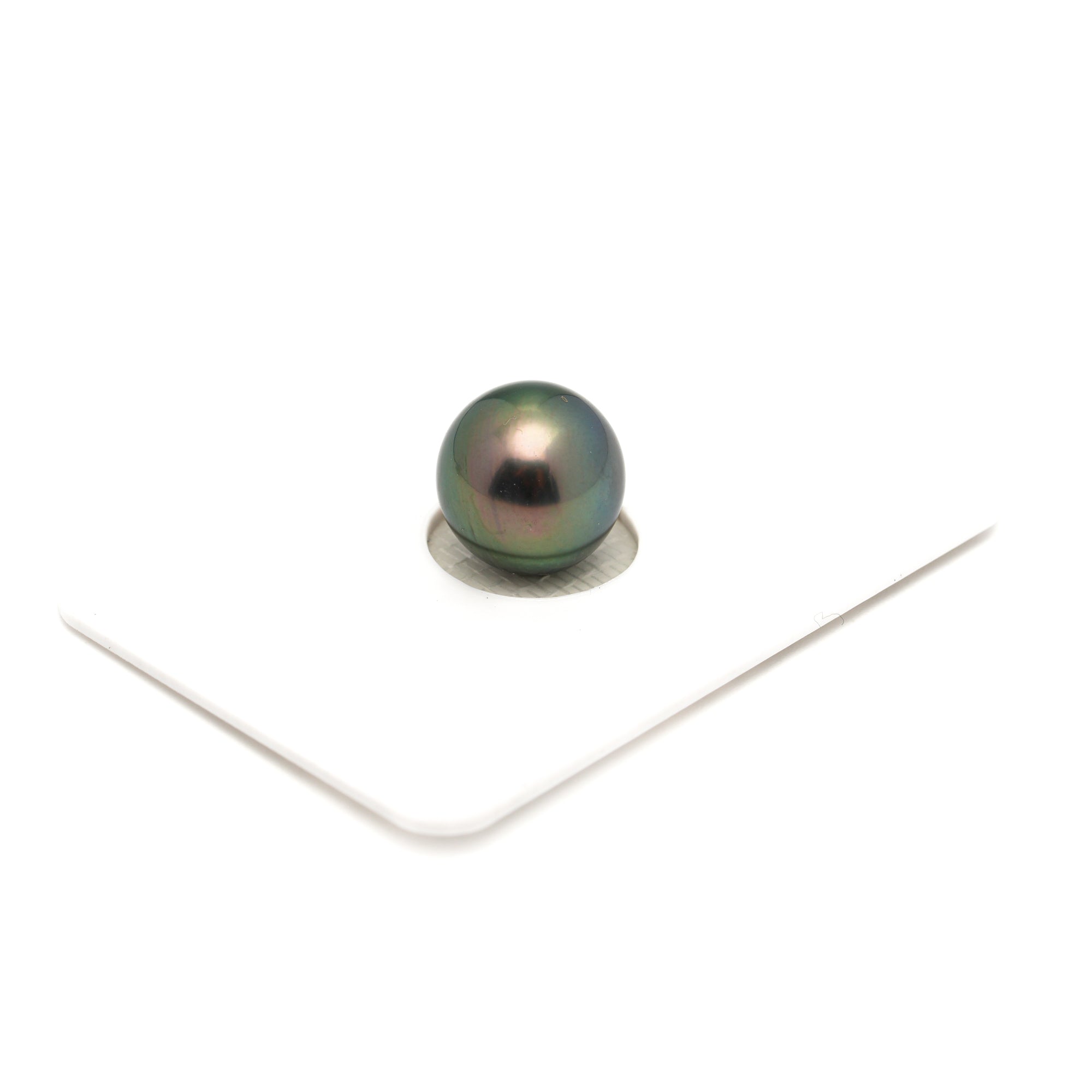 1pcs "High Luster" Peacock 11.1mm - SR TOP Quality Tahitian Pearl Single LP2409 LP1