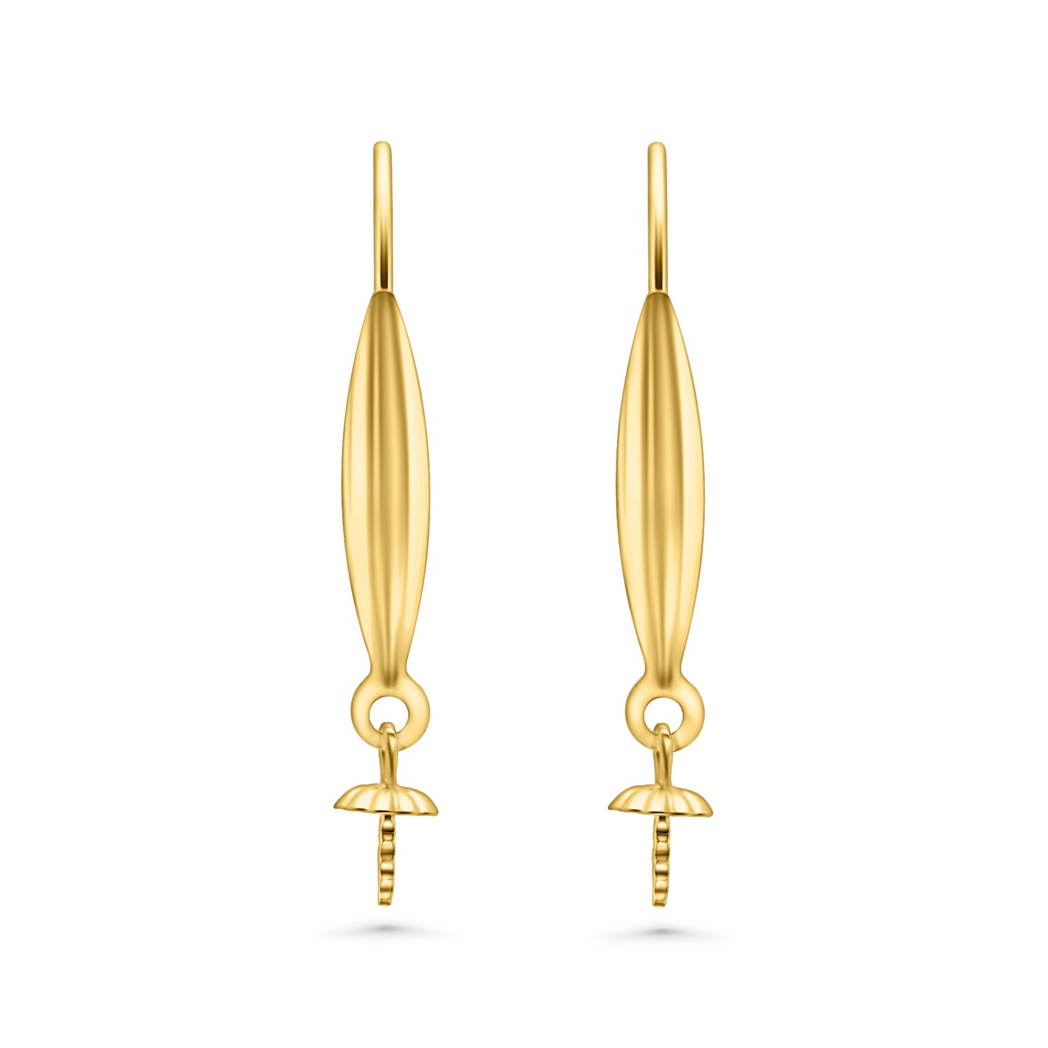 18k Dangling Earring bail 18k01