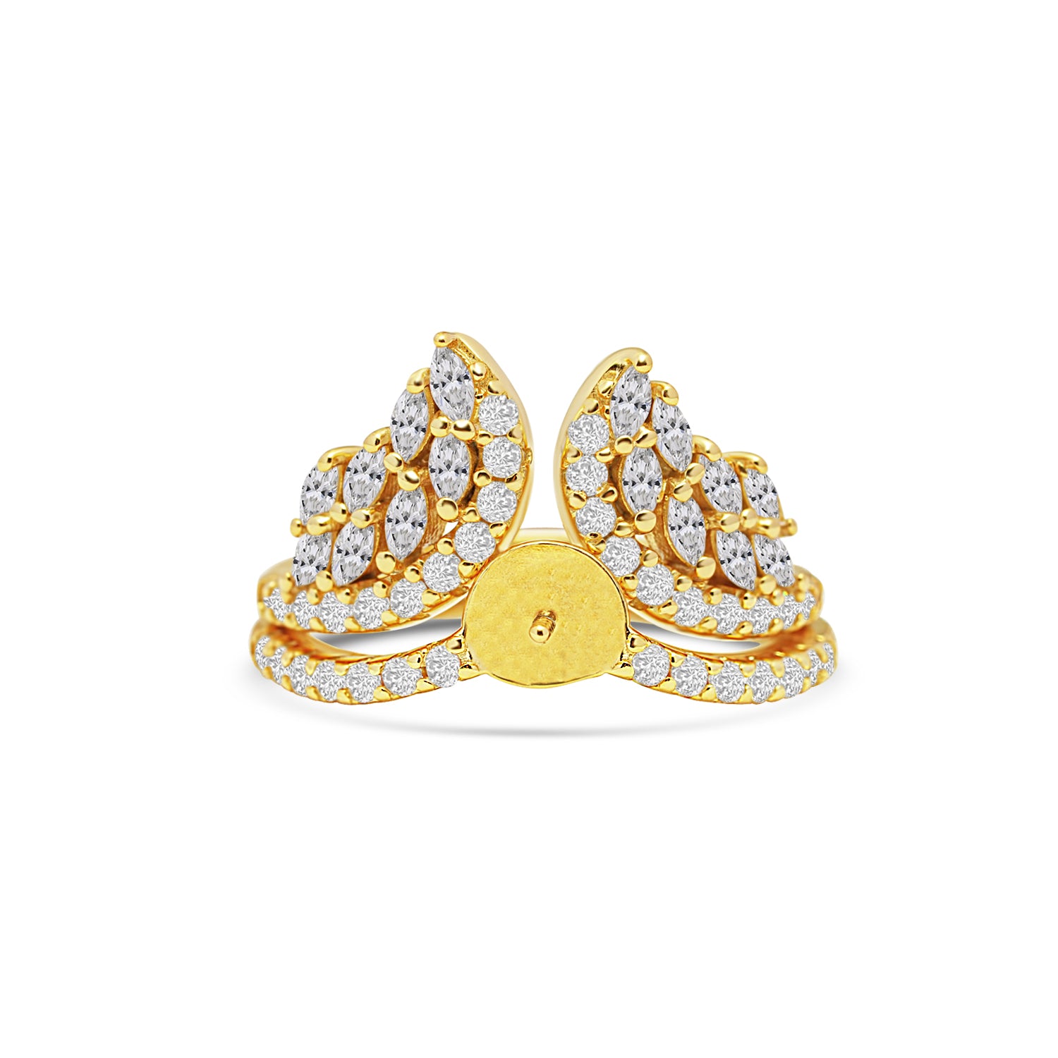 Adjustable Ring 925 Silver for pearl SC410G