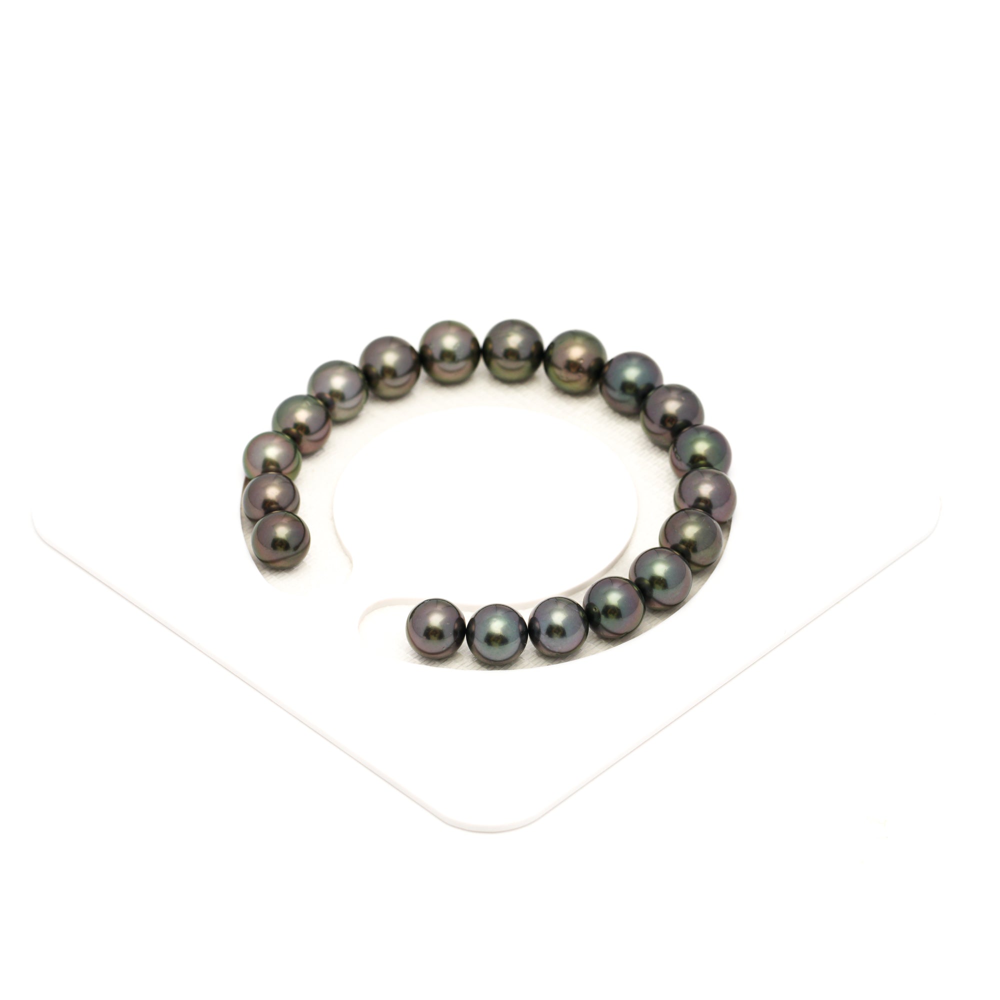 19pcs Cherry Mix 8-9mm - SR/NR AAA/AA Quality Tahitian Pearl Bracelet BR2337 OR13