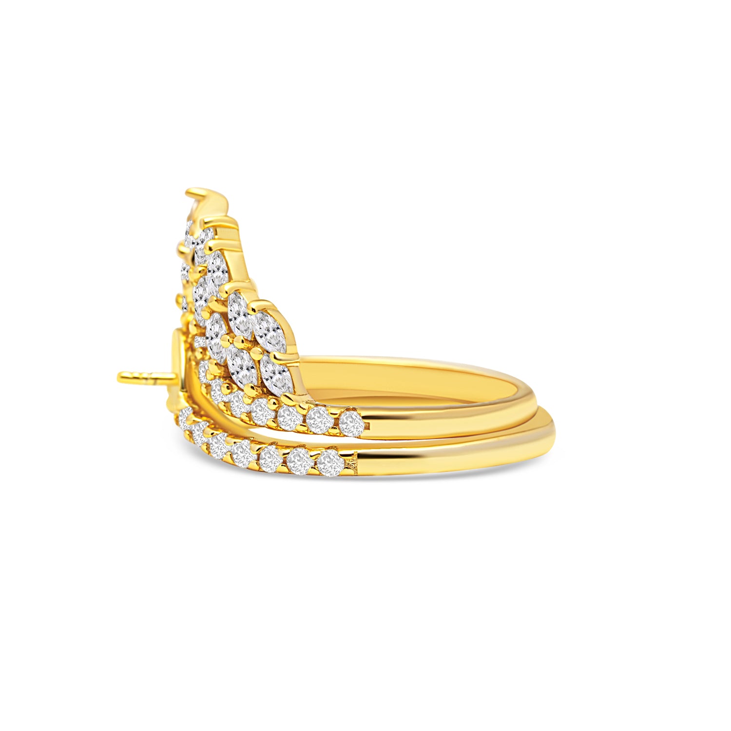 Adjustable Ring 925 Silver for pearl SC410G