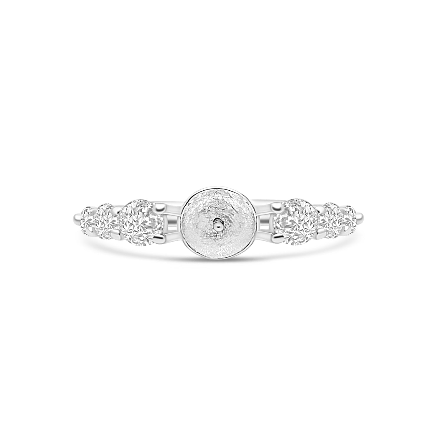 Adjustable Ring 925 Silver for pearl SC375