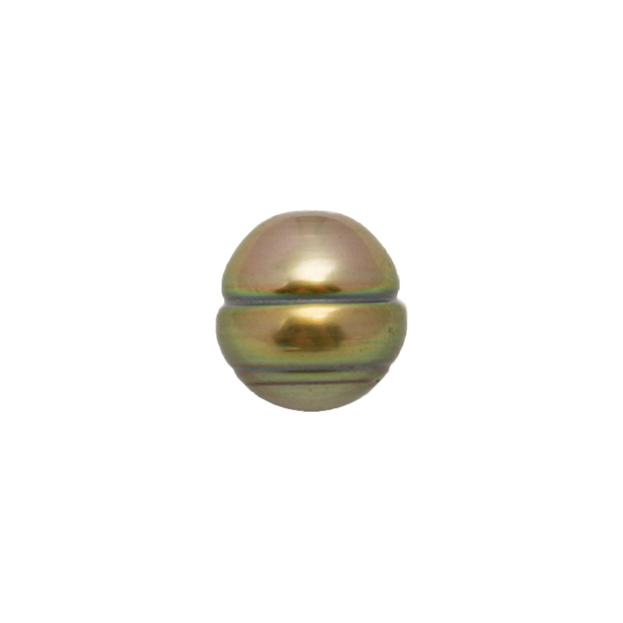 1pcs Golden Green 12.6mm - CL AAA Quality Tahitian Pearl Single LP2334 CMP9