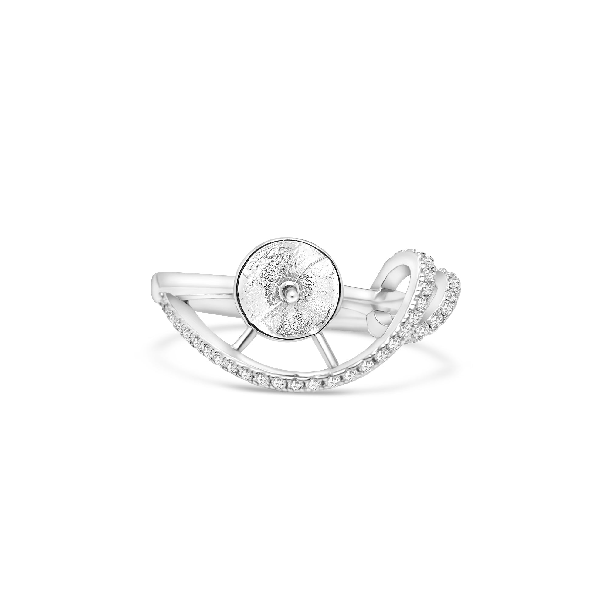 Adjustable Ring 925 Silver for Pearl SC470/SC470G