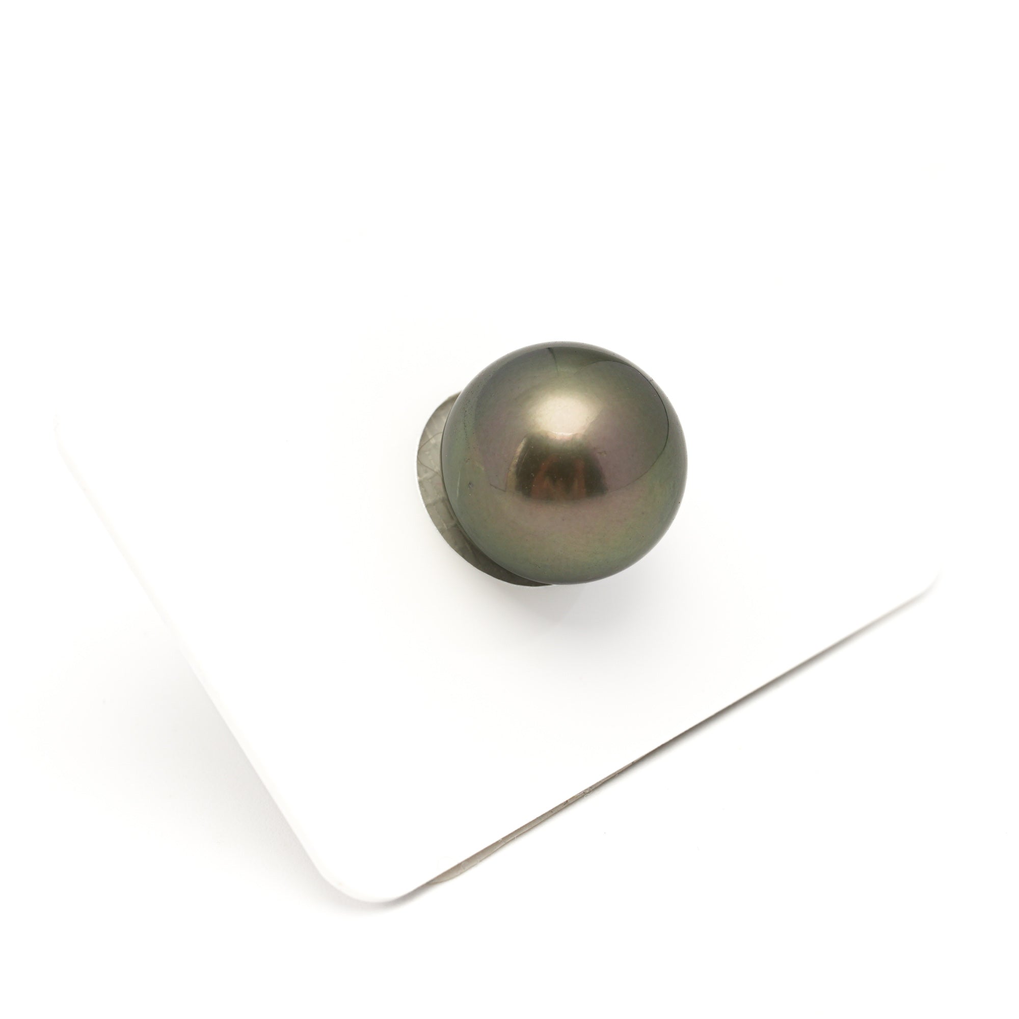 1pcs Green 13.7mm - RSR AAA/AA Quality Tahitian Pearl Single LP2357