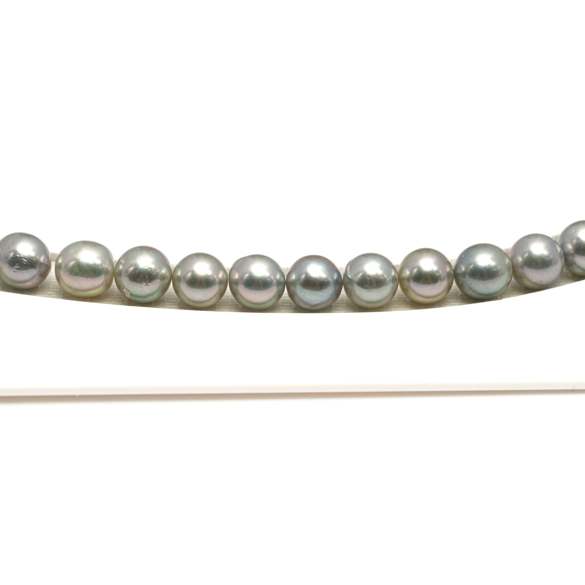 49pcs Akoya Pearl "High Luster" Silver Mix 7.1-7.9mm - SR/NR AA Quality Necklace AKNL1751 CMA1