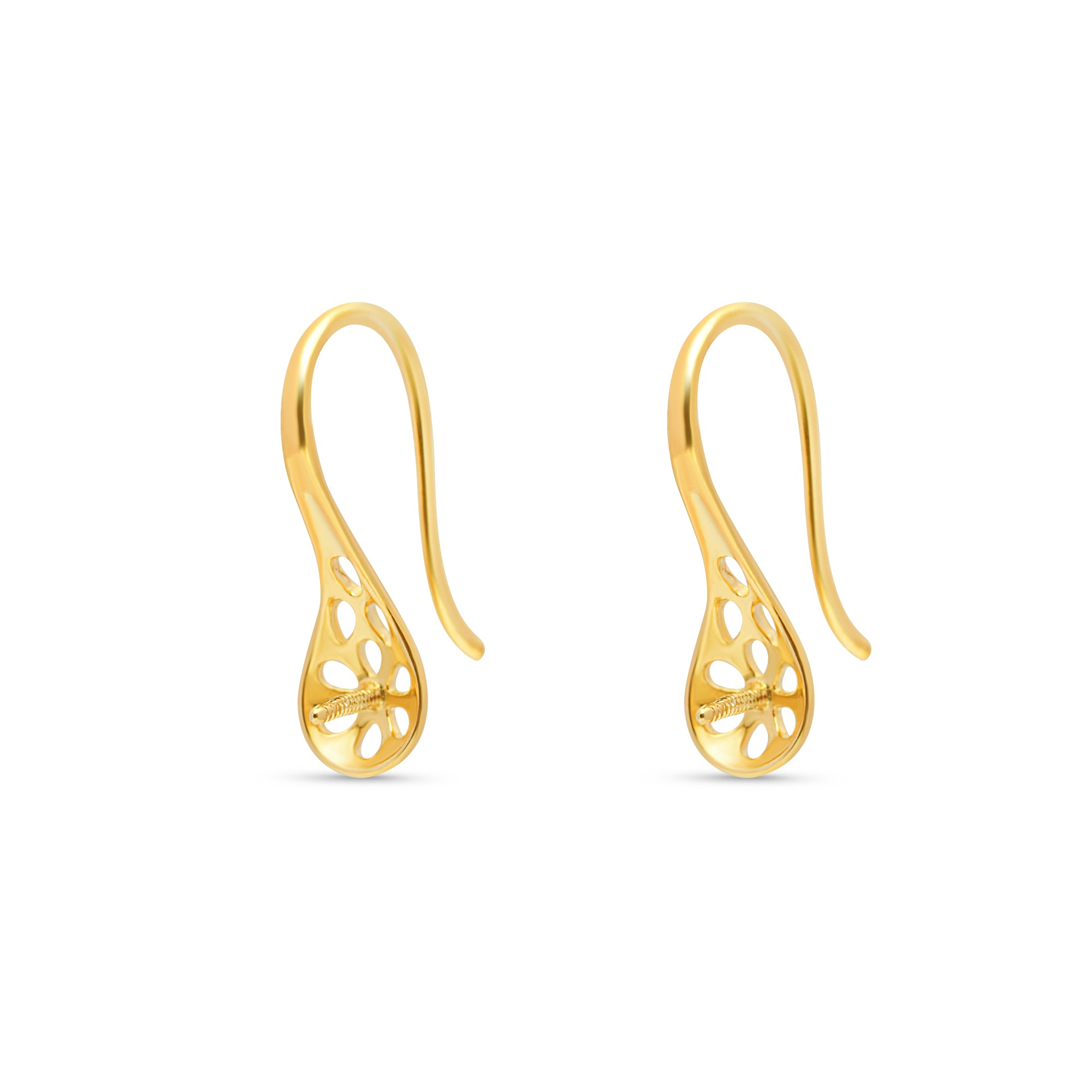 Stud Earring Bails 925 Silver for Pearl SC211 & SC211G
