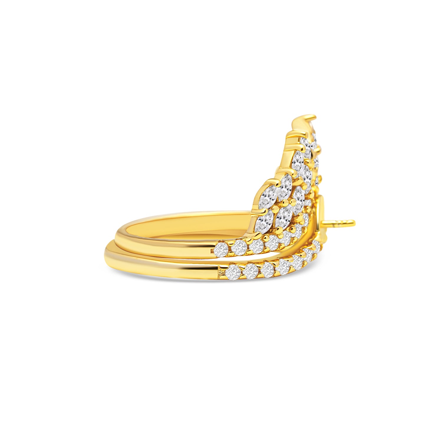 Adjustable Ring 925 Silver for pearl SC410G