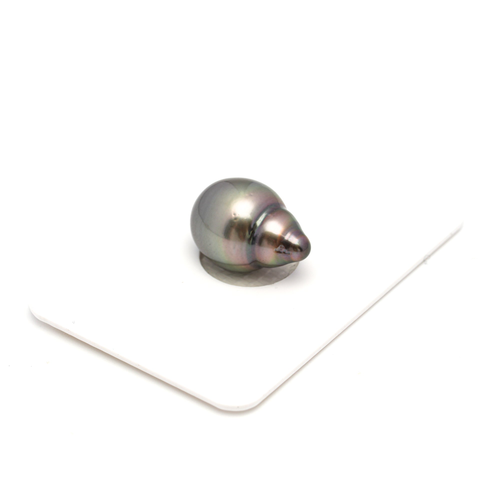 1pcs "High Luster" Green 11.3mm - SB AAA Quality Tahitian Pearl Single LP2250 OR12